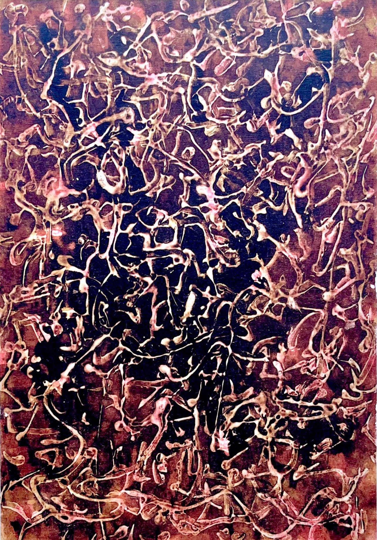 Mark Tobey, Composition, Mark Tobey, Peintres d'aujourd'hui, Limited Edition Lithograph