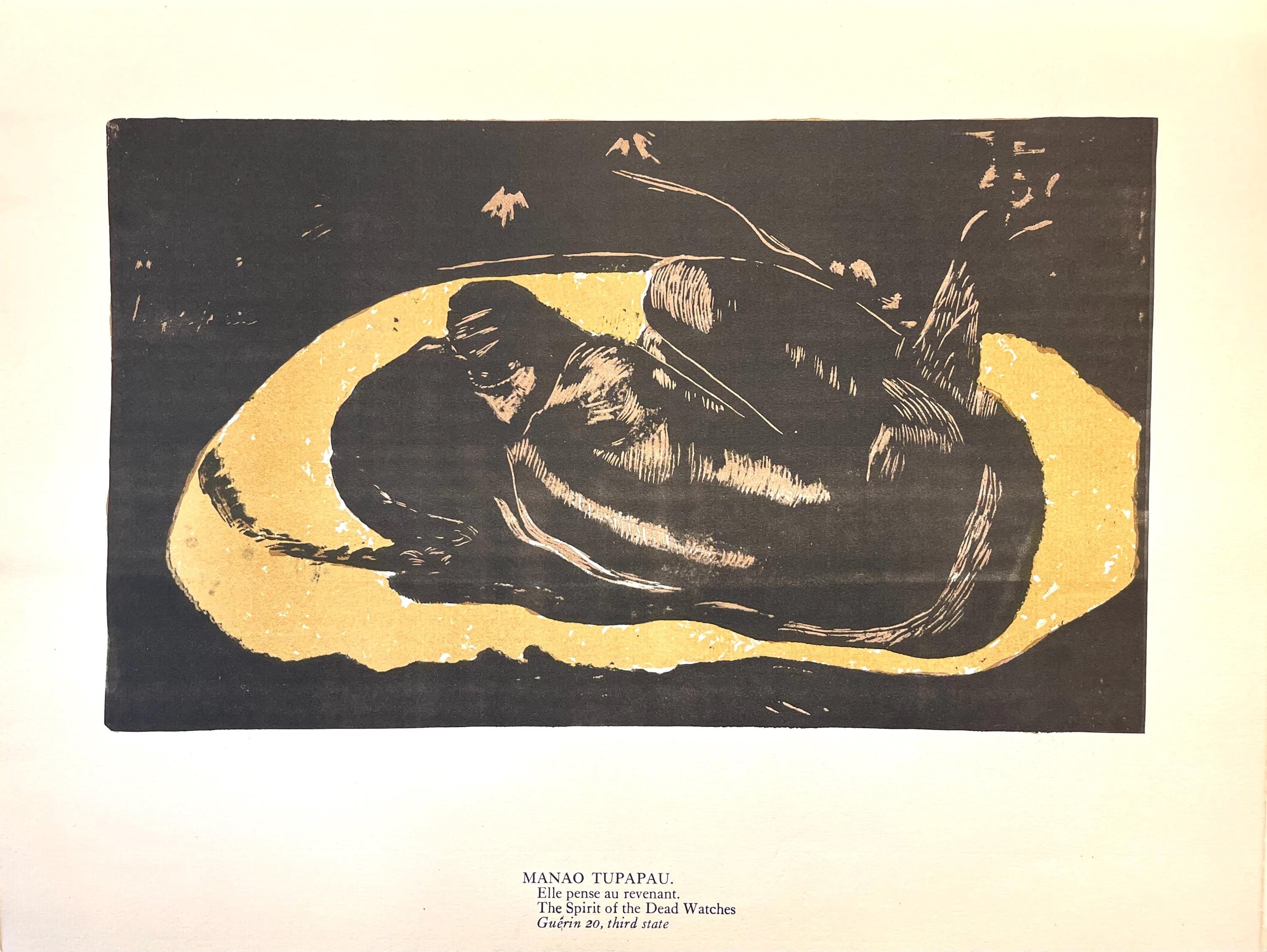 Paul Gauguin, Spirit of the Dead (Manaò tupapaú), Limited Edition Woodcut