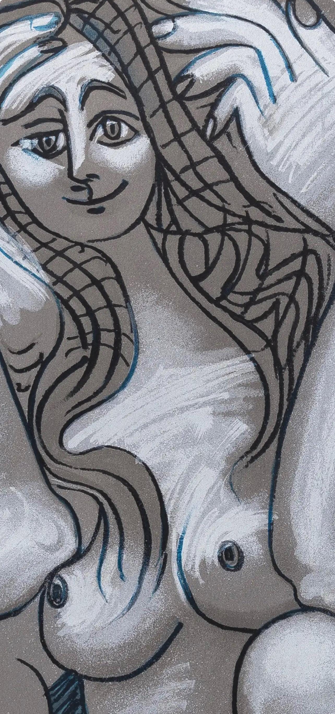 Pablo Picasso, Composition (Orozco 193-204), Au Baiser D'Avignon, Limited Edition Lithograph
