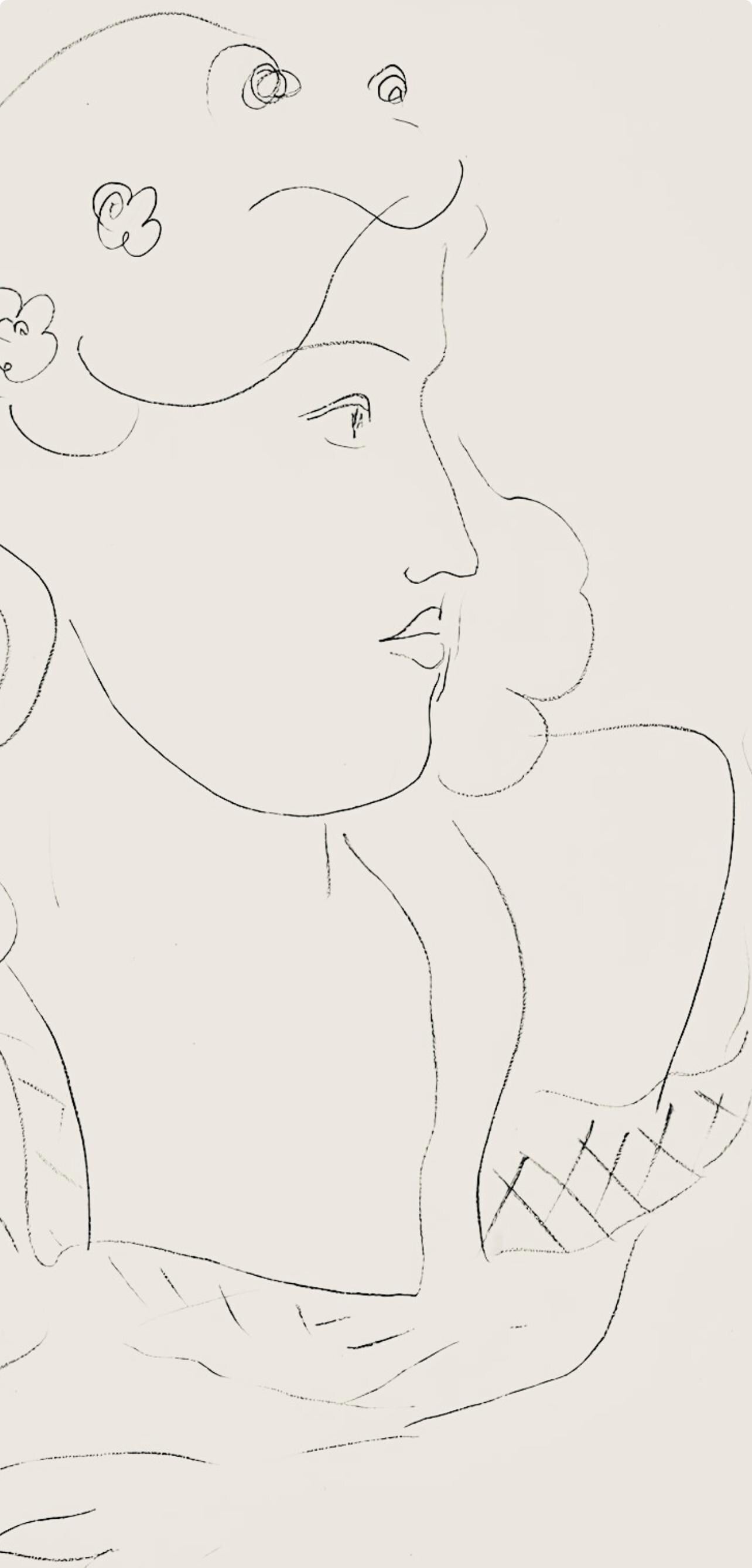 Henri Matisse, Série O, var. 9 (Duthuit 9), Henri Matisse, Dessins, Thèmes et variations, Limited Edition Lithograph