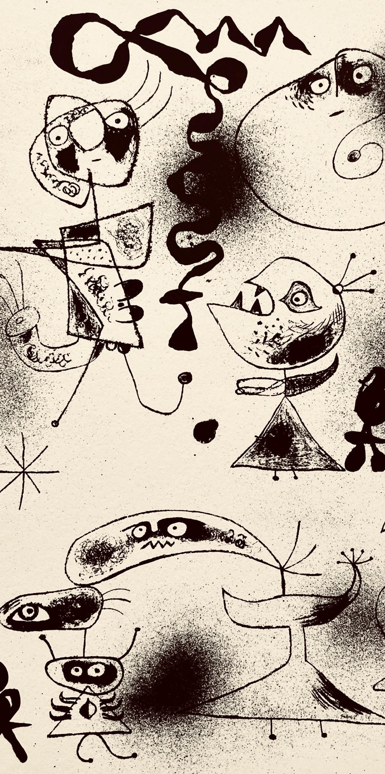 Joan Miró, Composition, The Prints of Joan Miro, Limited Edition Etching