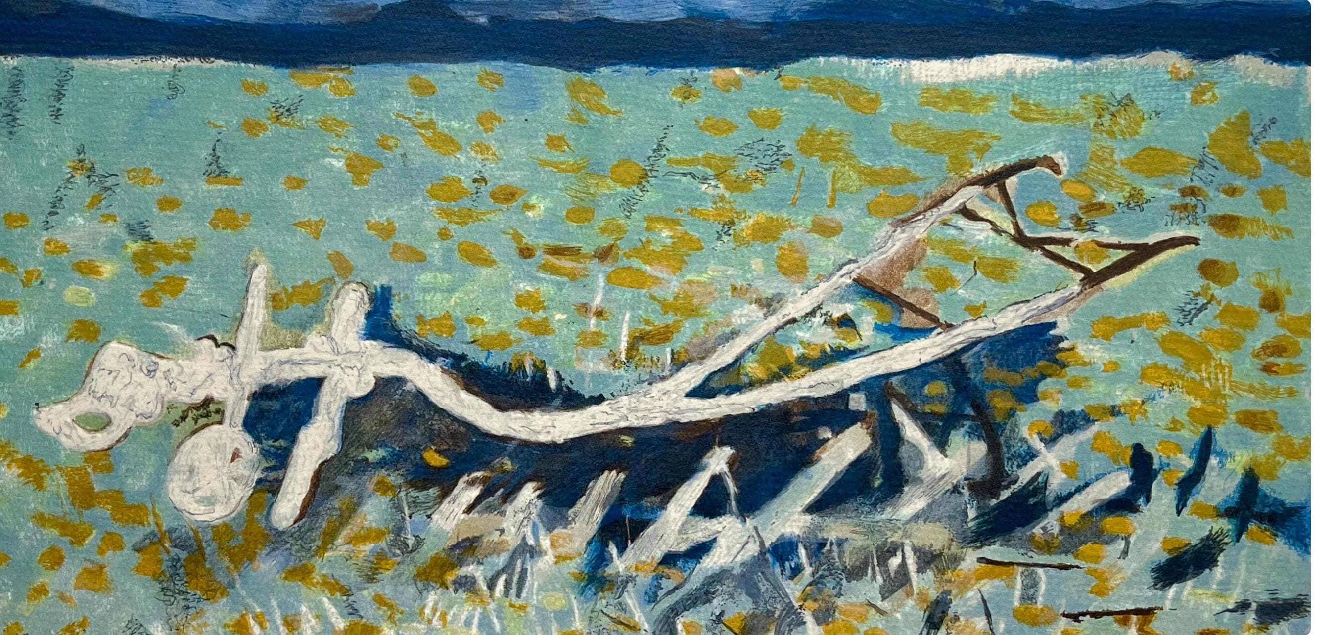 Georges Braque, La charrue, Varengeville, Limited Edition Lithograph