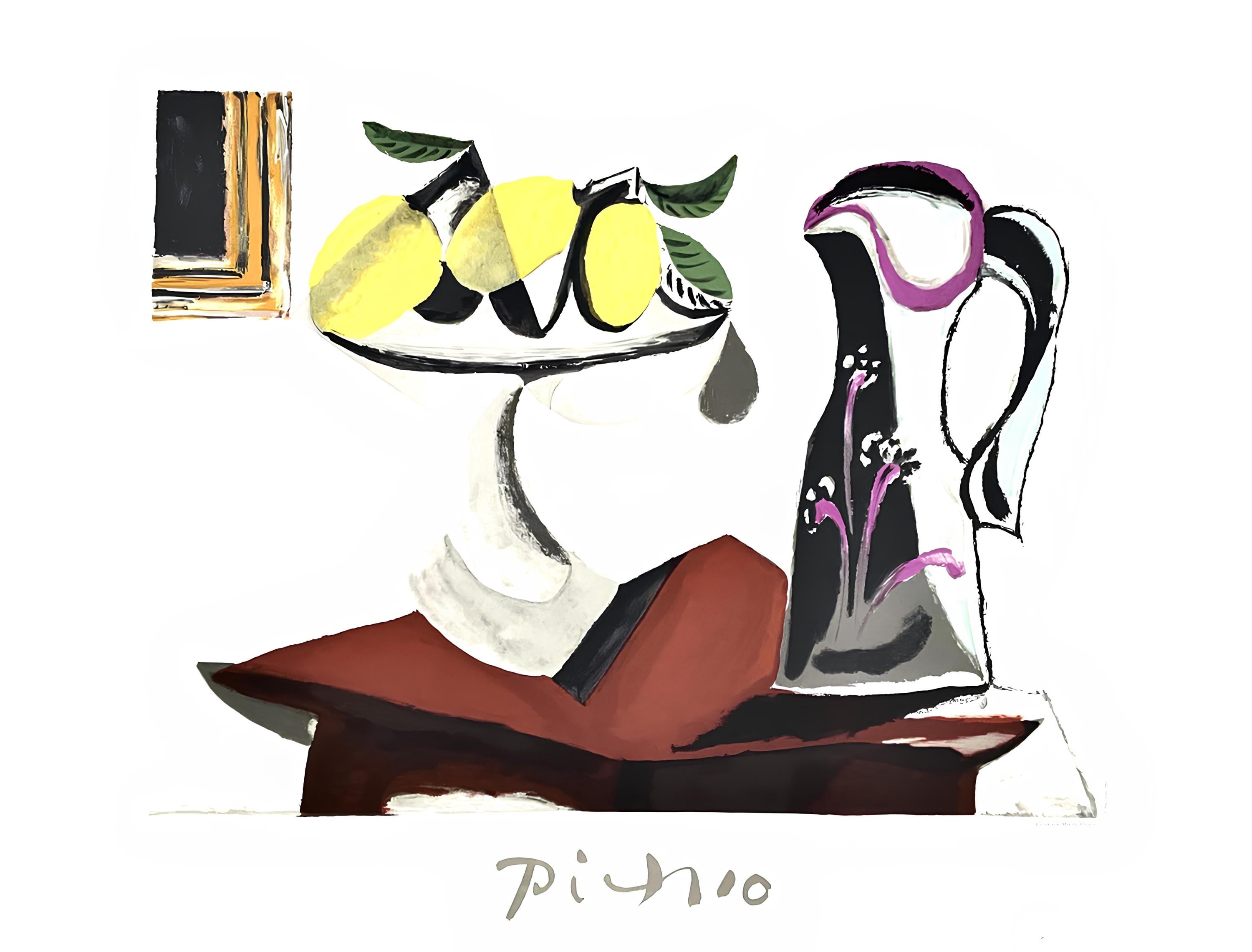 Pablo Picasso, Nature Morte au Citron et à la Cruche, Marina Picasso Collection, Official Limited Edition Lithograph