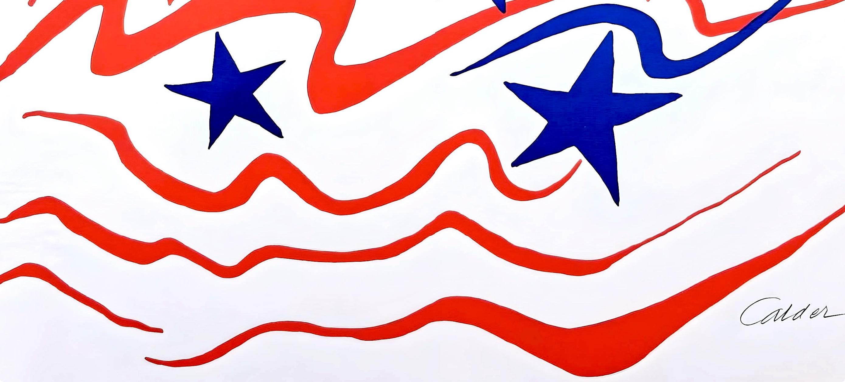 Alexander Calder, Stars and Stripes, Braniff International Airways Flying Colors Collection, Limited Edition Lithograph