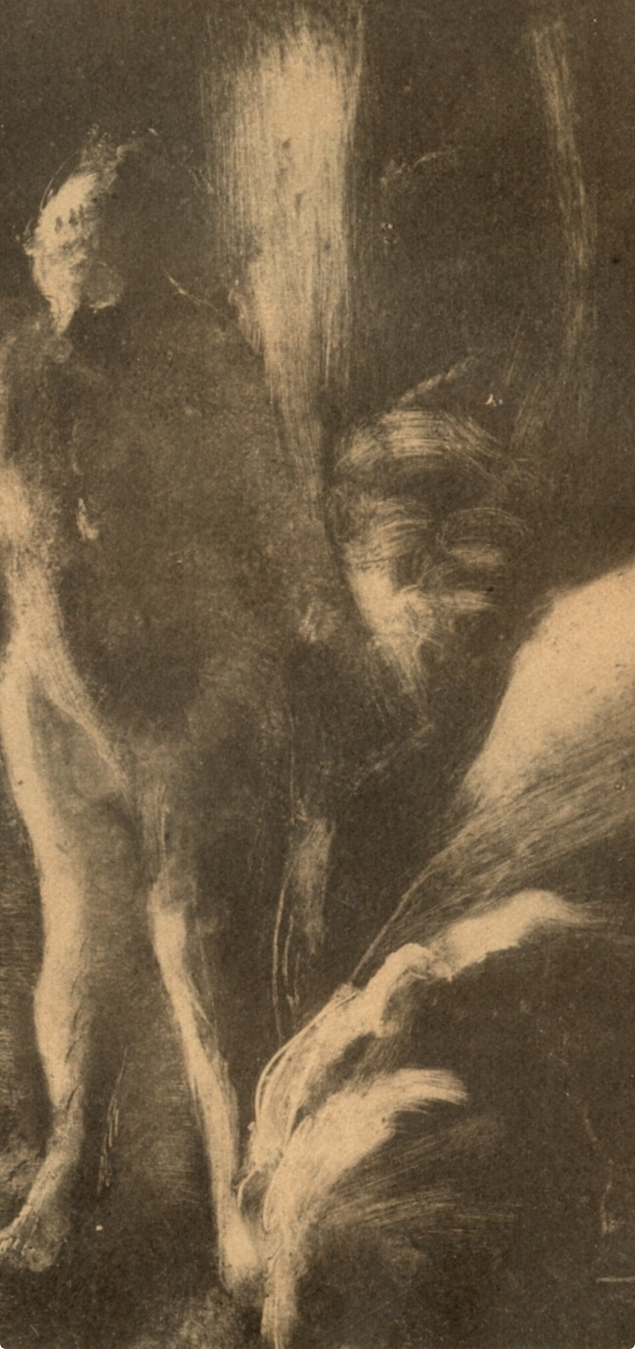 Edgar Degas, Devant la Cheminee, E. Degas Monotypes, Limited Edition Monotype