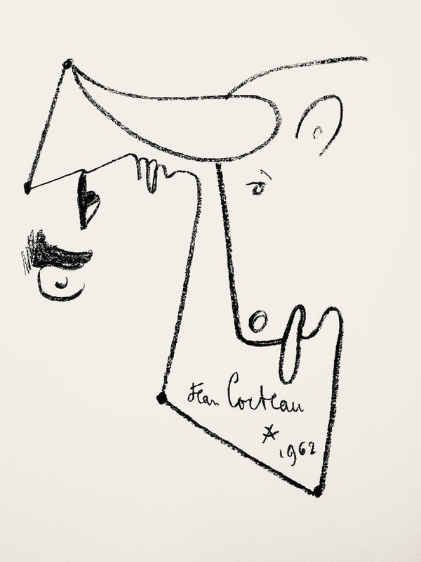 Jean Cocteau, Composition, Taureaux, Limited Edition Lithograph