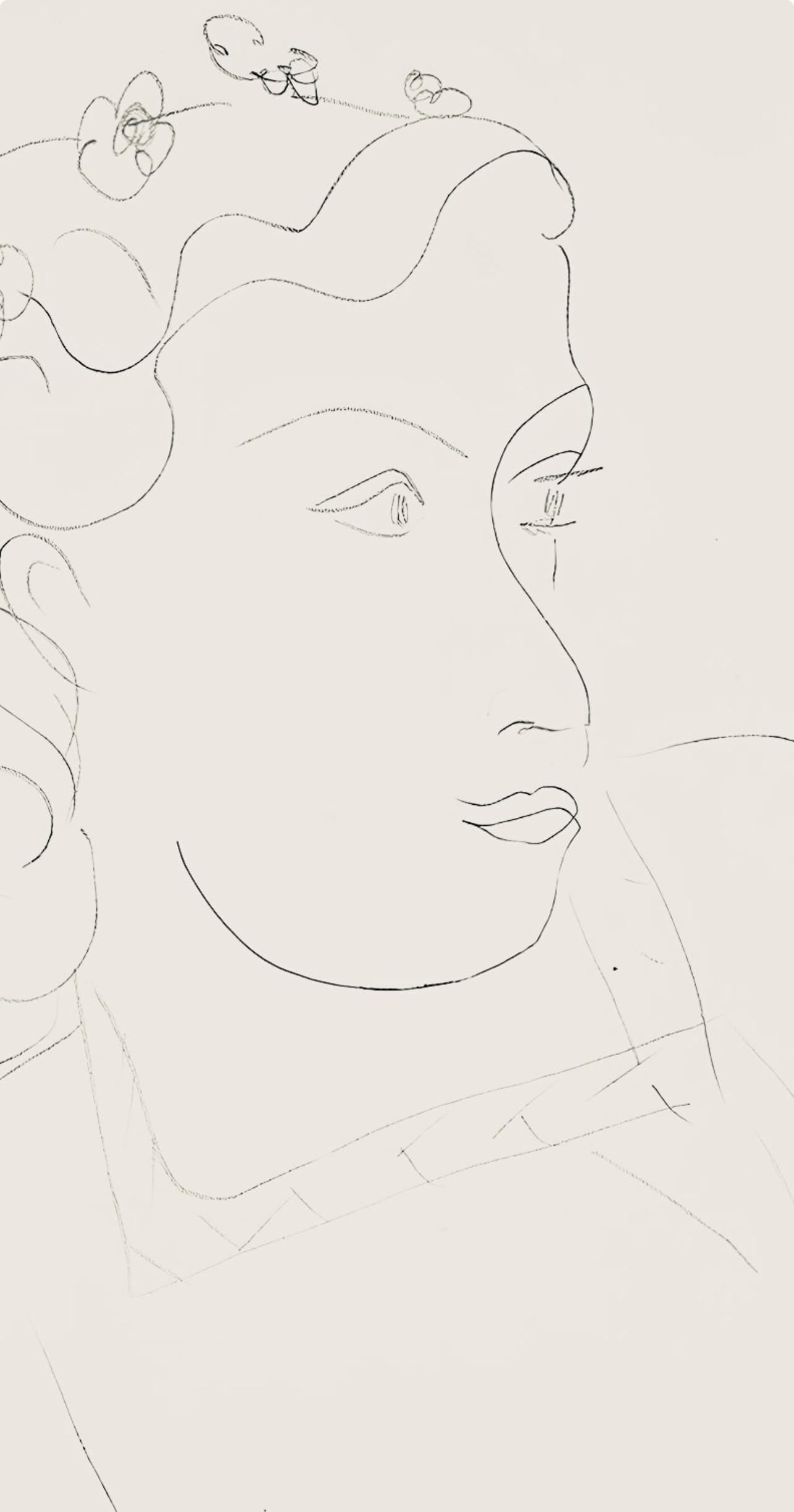 Henri Matisse, Série O, var. 10 (Duthuit 9), Henri Matisse, Dessins, Thèmes et variations, Limited Edition Lithograph