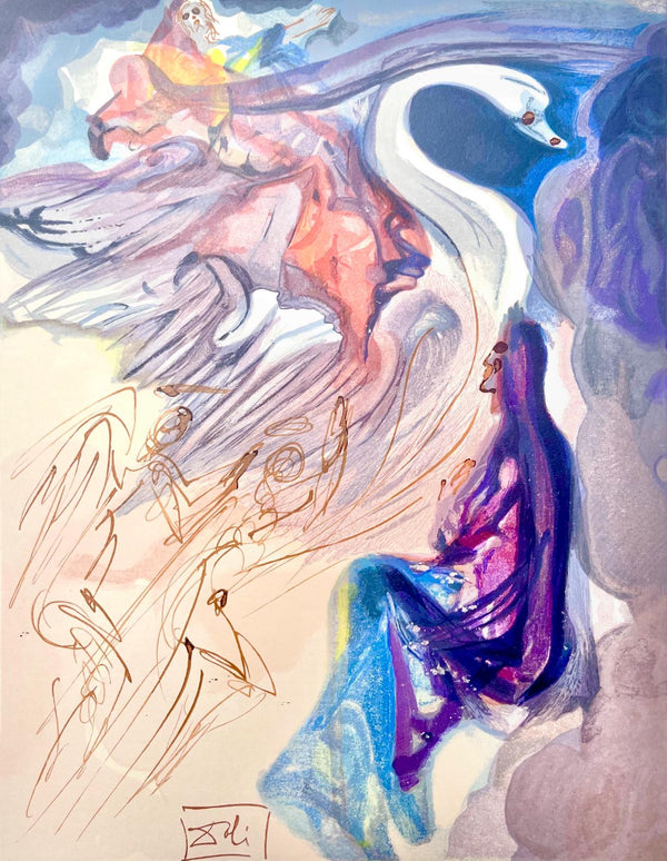 Salvador Dali, Paradies XX (Field 189-200; Michler/Löpsinger 1039-1138), Die Göttliche Komödie, Signed, Limited Edition Woodcut