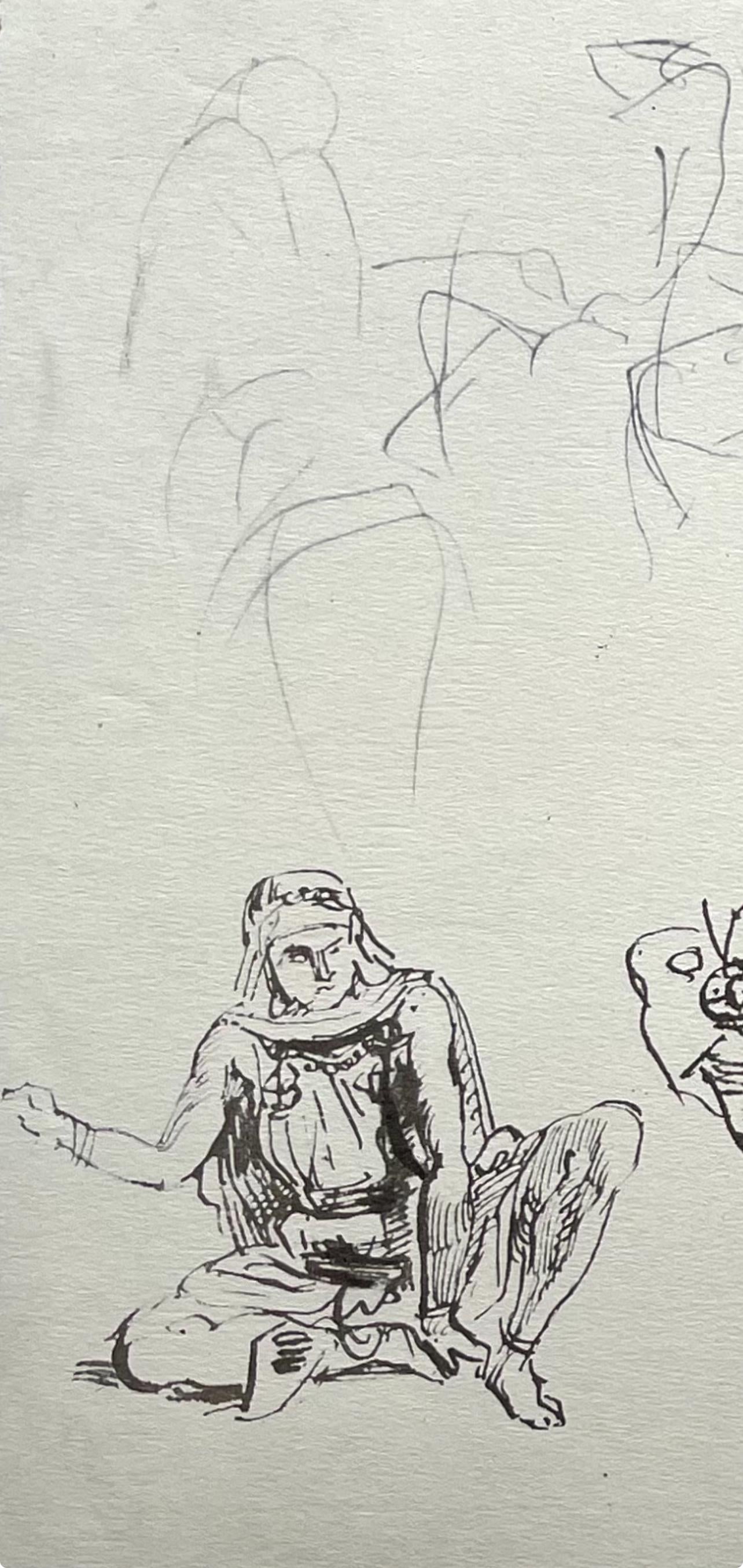 Eugène Delacroix, Composition, Trente et un Dessins et Aquarelles du Maroc, Limited Edition Lithograph