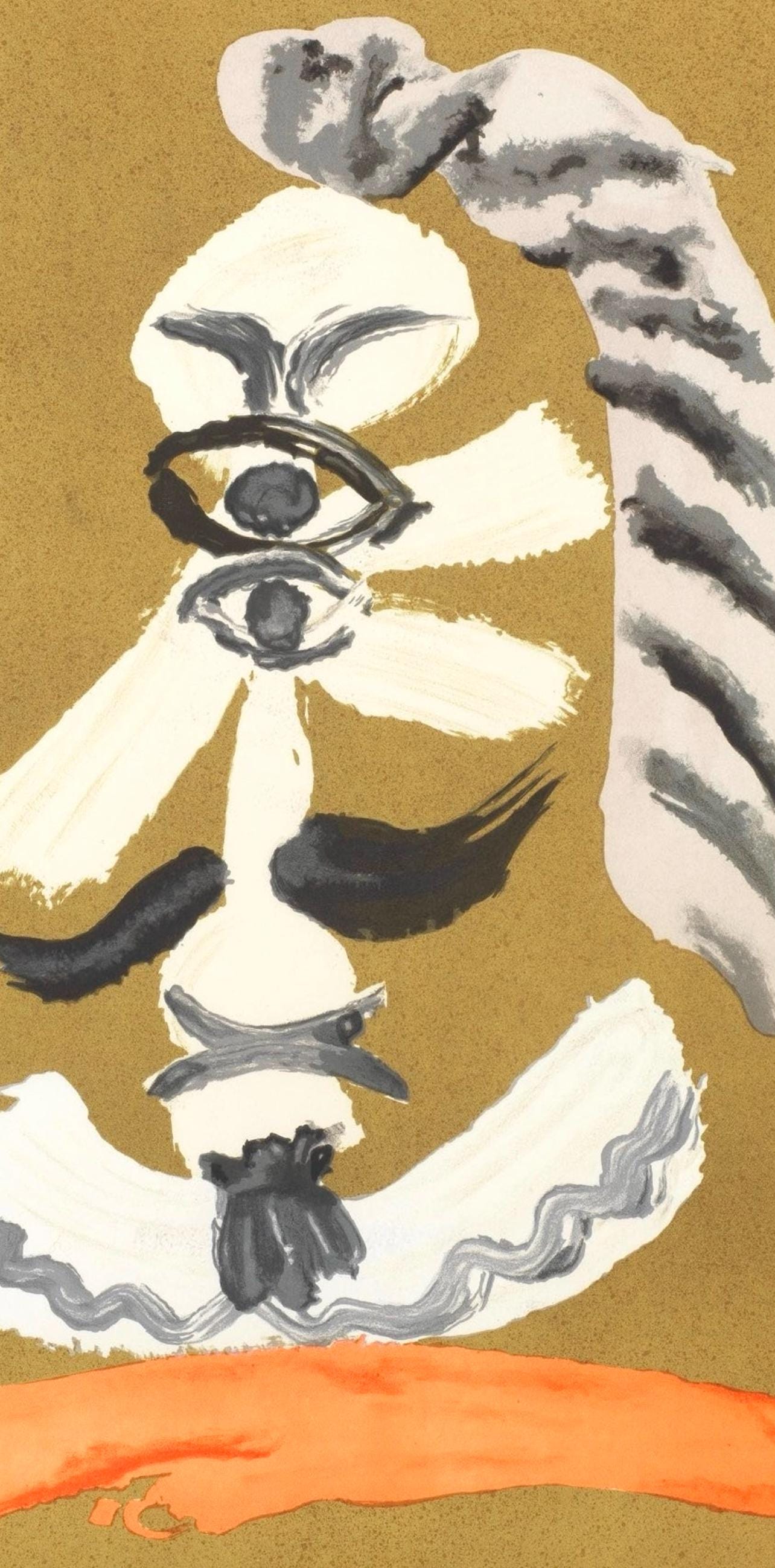 Pablo Picasso, Composition (Orozco 207-261), Vingt-Neuf Portraits Imaginaires, Limited Edition Lithograph