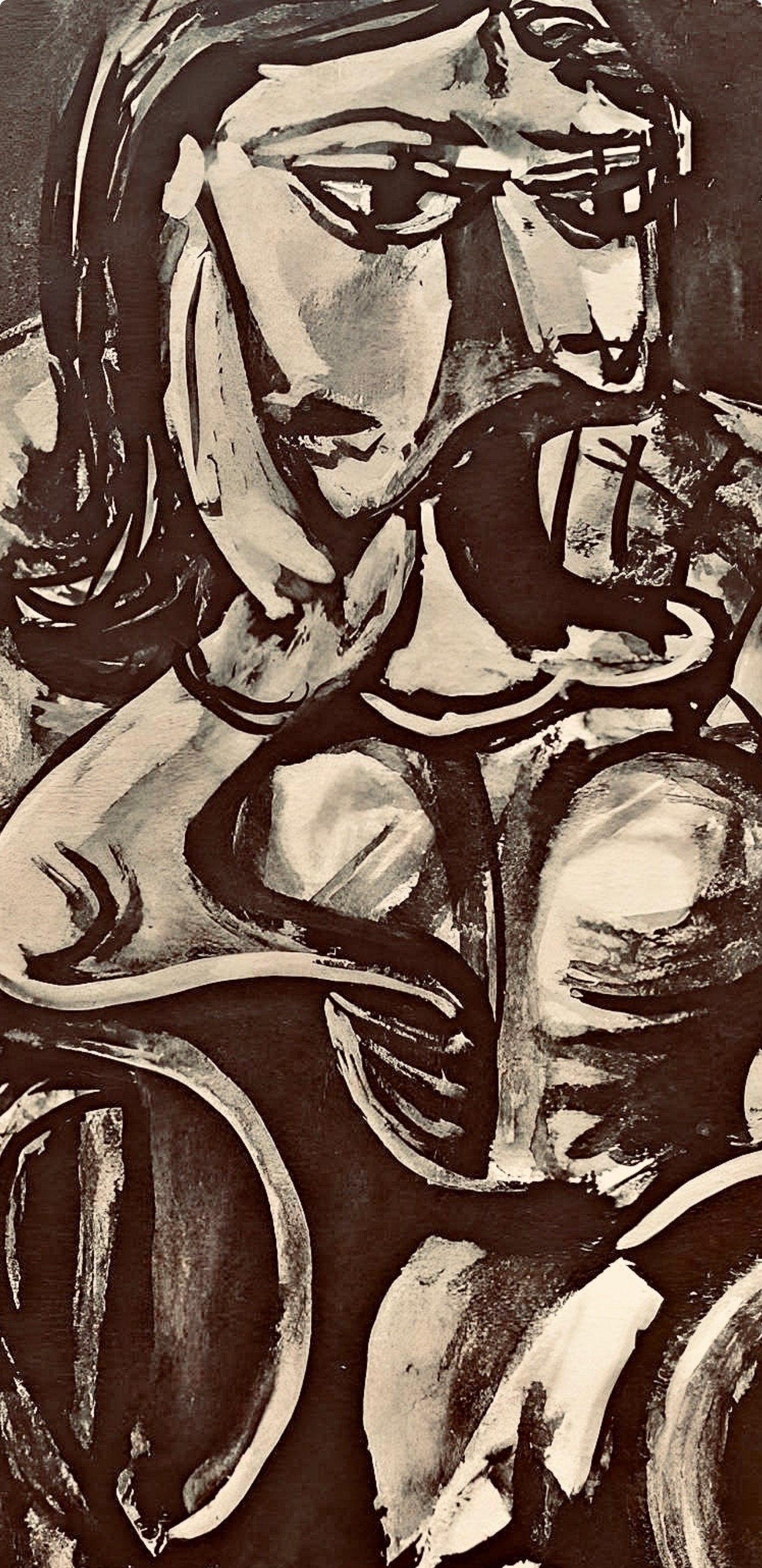 Pablo Picasso, Composition, Carnet de dessins de Picasso, Cahiers d’Art, Limited Edition Lithograph