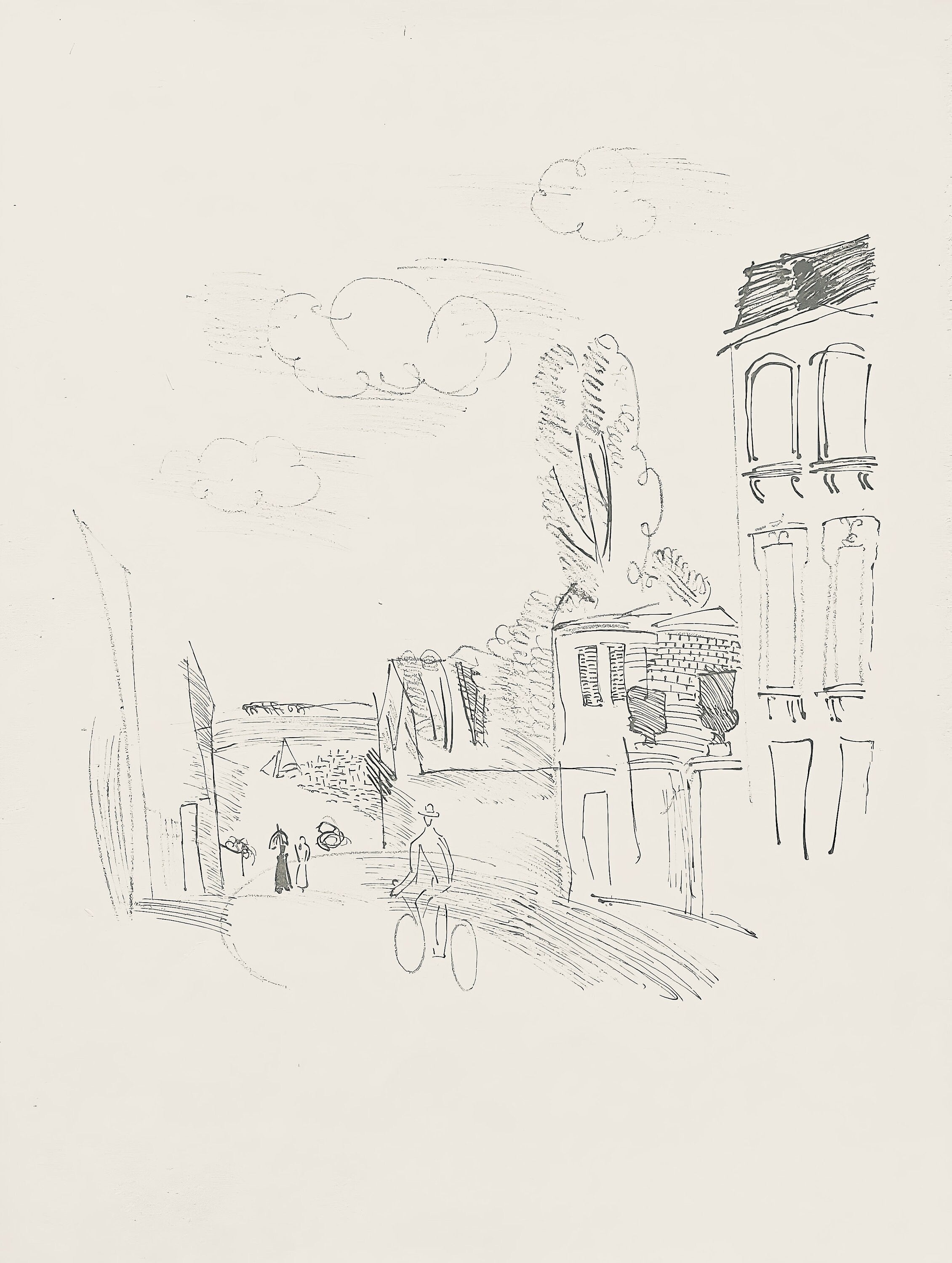 Raoul Dufy, Composition, Les Côtes Normandes, Limited Edition Lithograph
