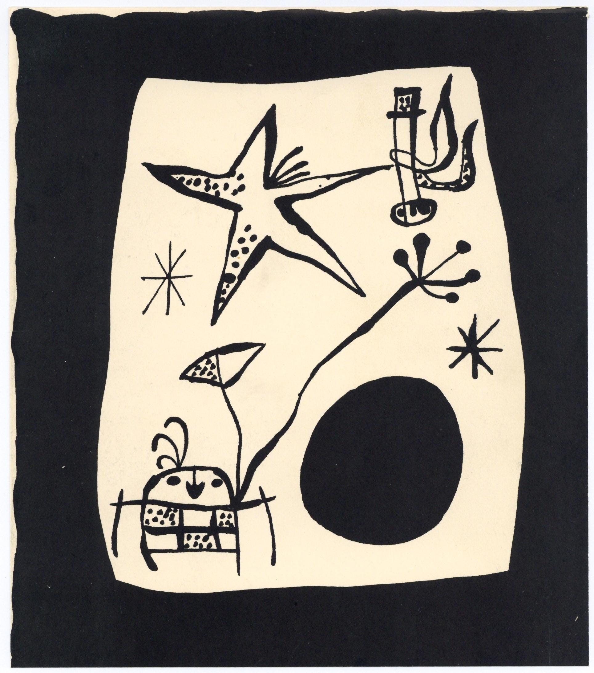 Joan Miró, Composition (Cramer 39), Joan Miró, Limited Edition Lithograph