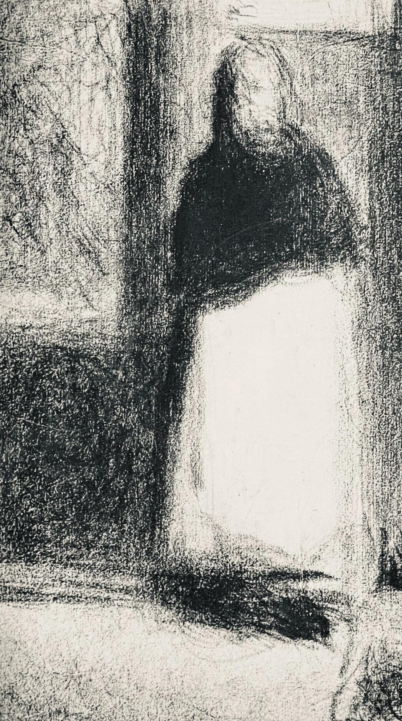 Georges Seurat, La concierge. Vers, Seurat, Limited Edition Lithograph