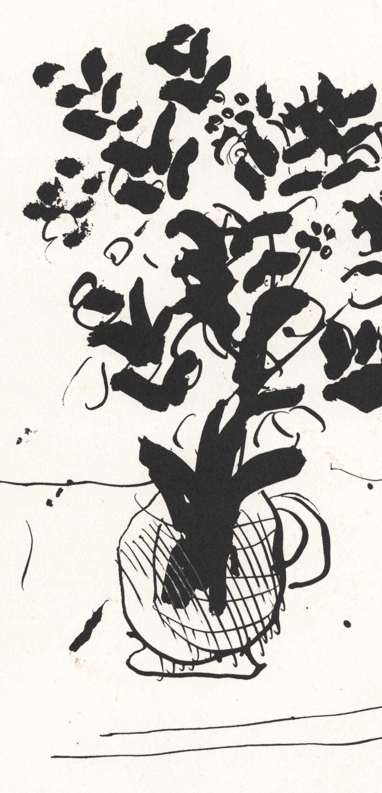 Marc Chagall, Composition (Cramer 91), Derrière le miroir, Limited Edition Lithograph