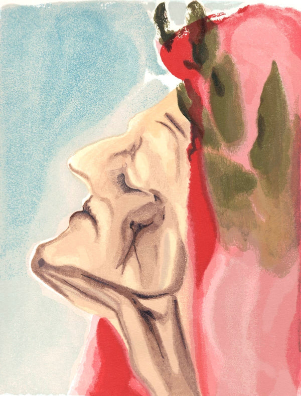 Salvador Dali, Dante in Doubt (Michler/Löpsinger 1039-1138; Field 189-200), La Divine Comédie, Limited Edition Woodcut