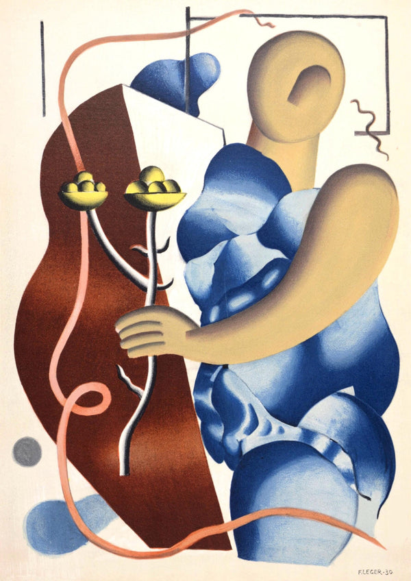 Fernand Léger, Composition, Derrière le miroir, Limited Edition Lithograph