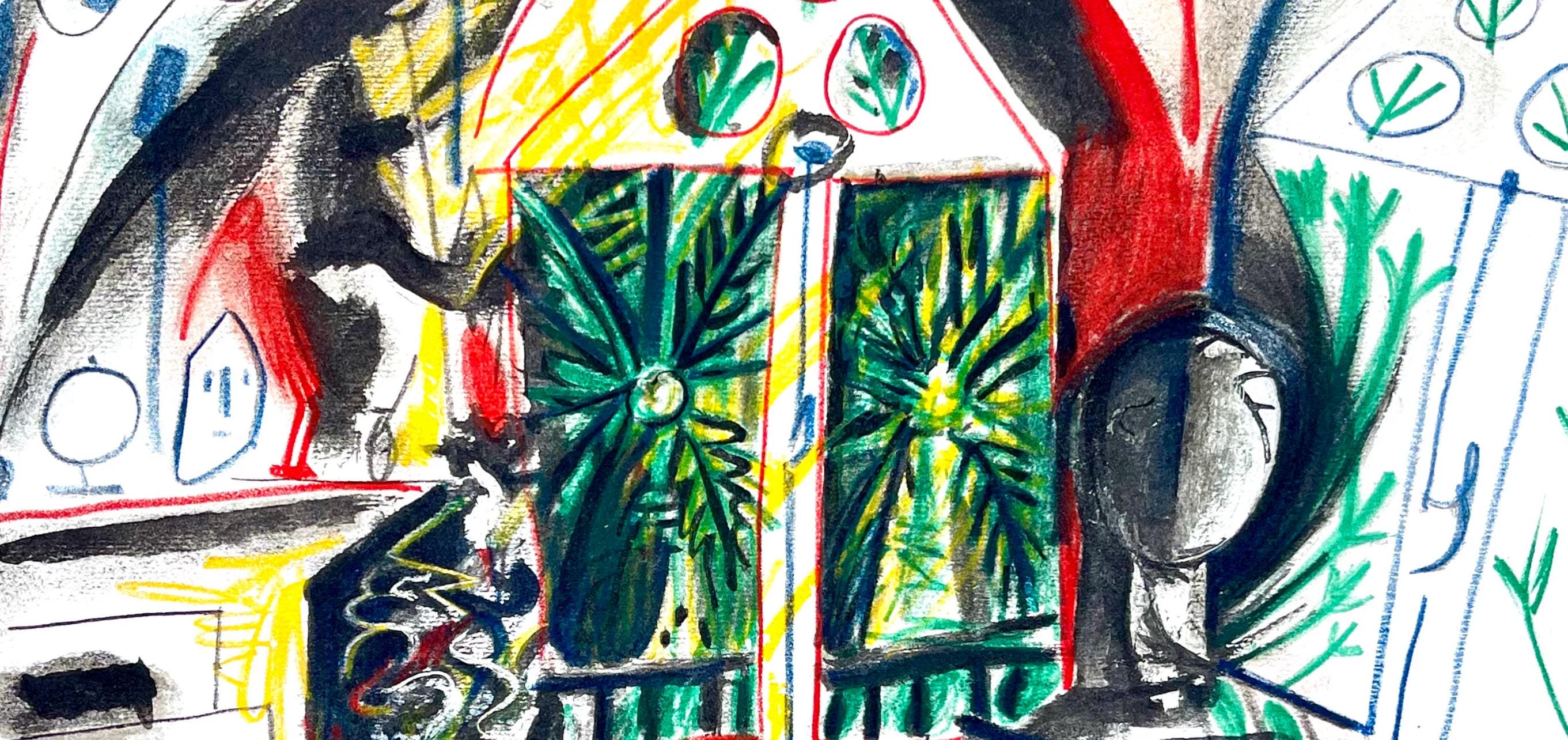 Pablo Picasso, Composition (Cramer 101), Carnet de la Californie, Limited Edition Lithograph
