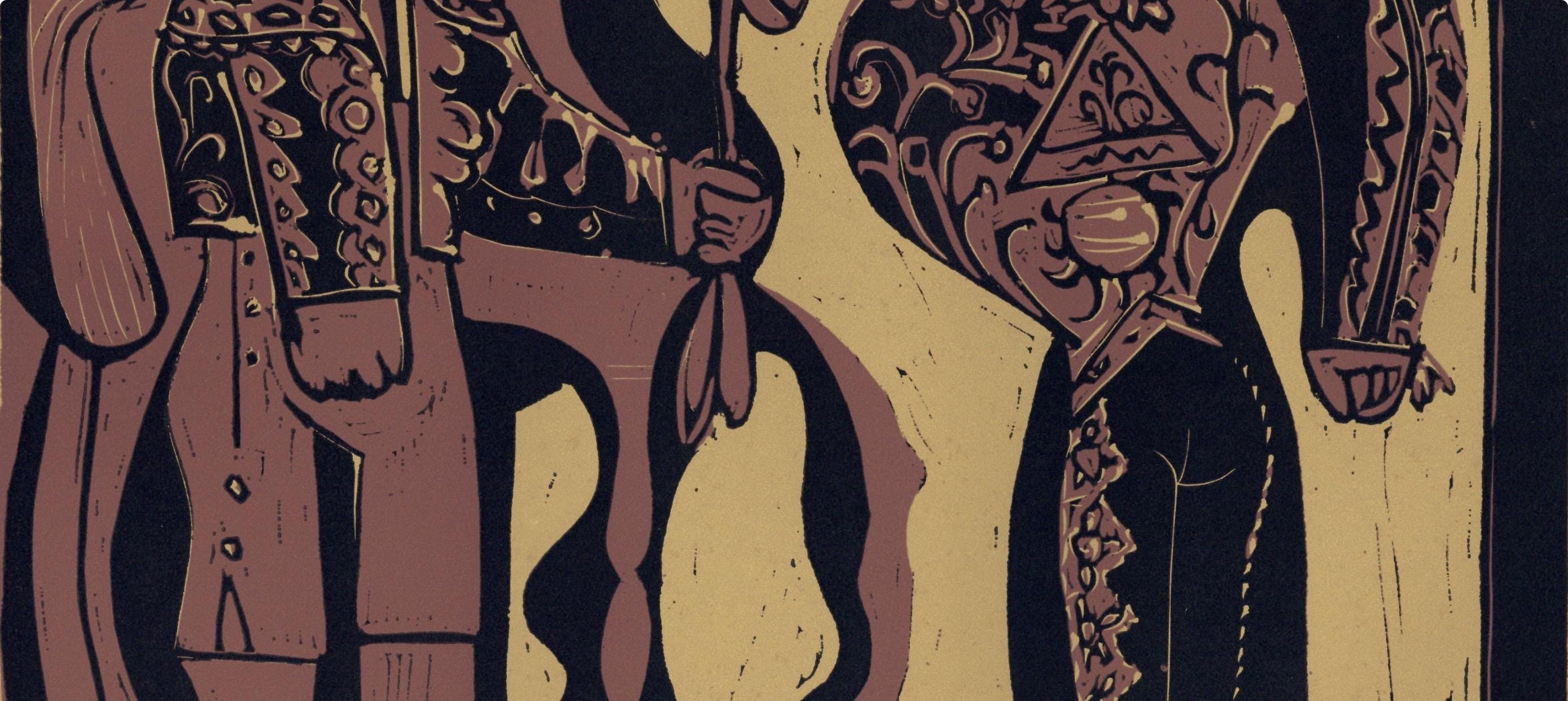 Pablo Picasso, Picador and Matador (Orozco 214), Grabados al linóleo, Limited Edition Linocut