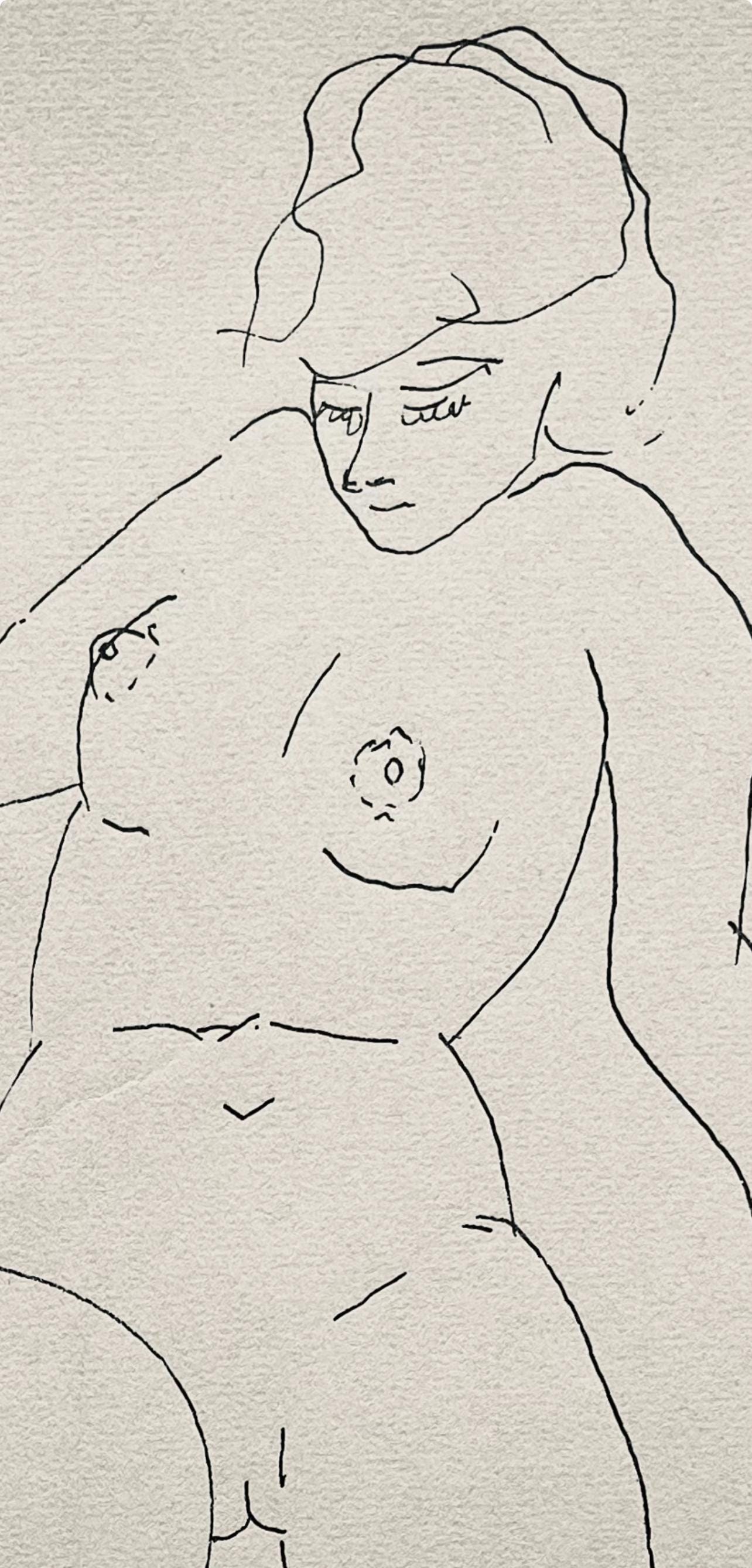 Henry Strater, Composition, 24 Drawings by Henry Strater, Limited Edition Lithograph
