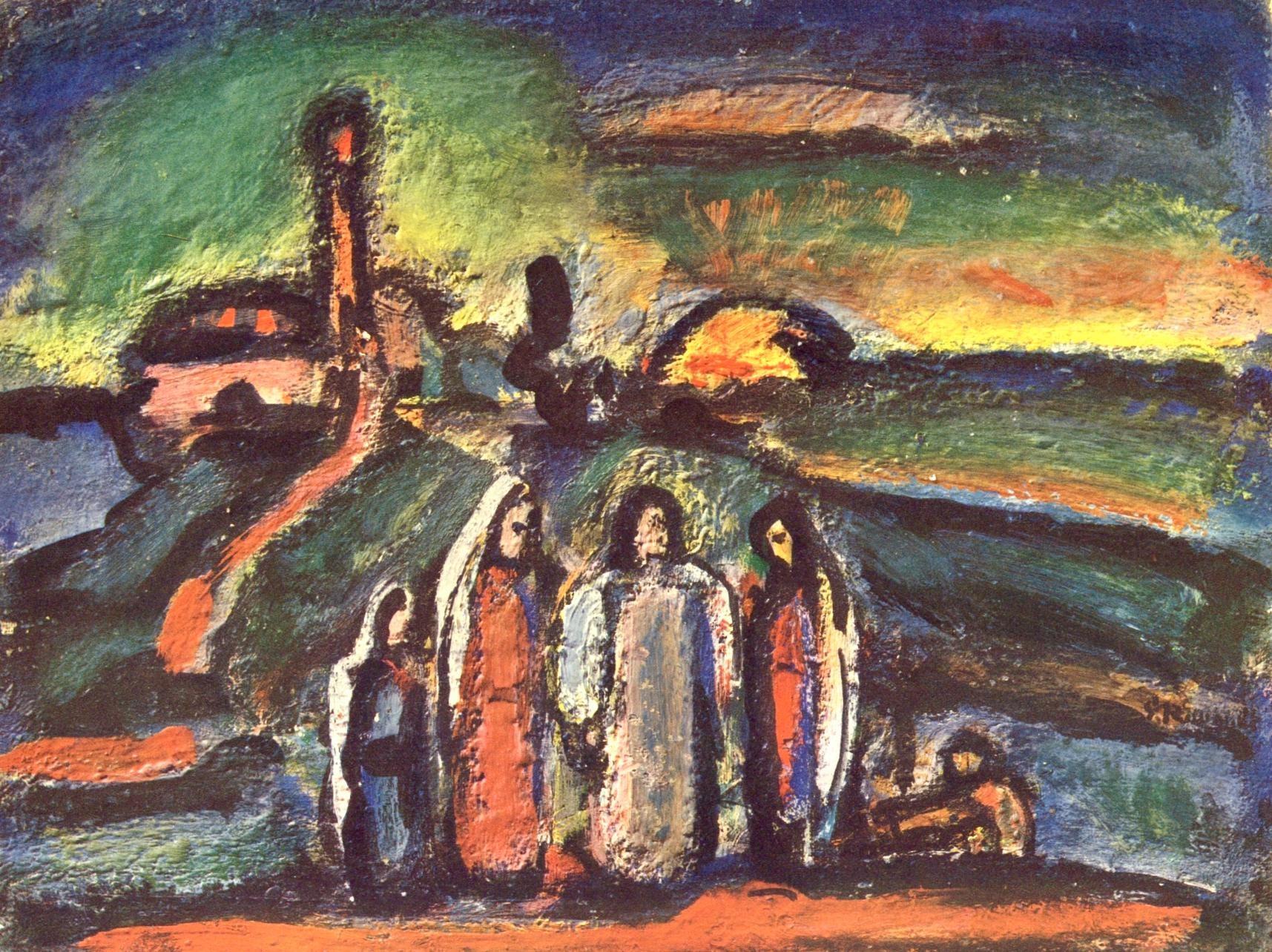 Georges Rouault, Composition, Stella Vespertina, Limited Edition Héliogravure