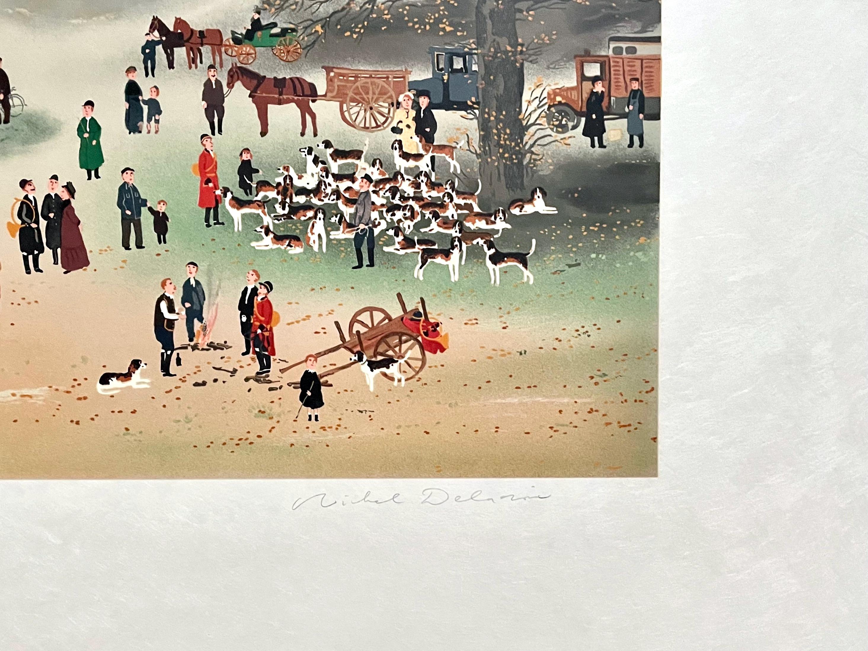Michel Delacroix, Le Rendezvous, Limited Edition Lithograph