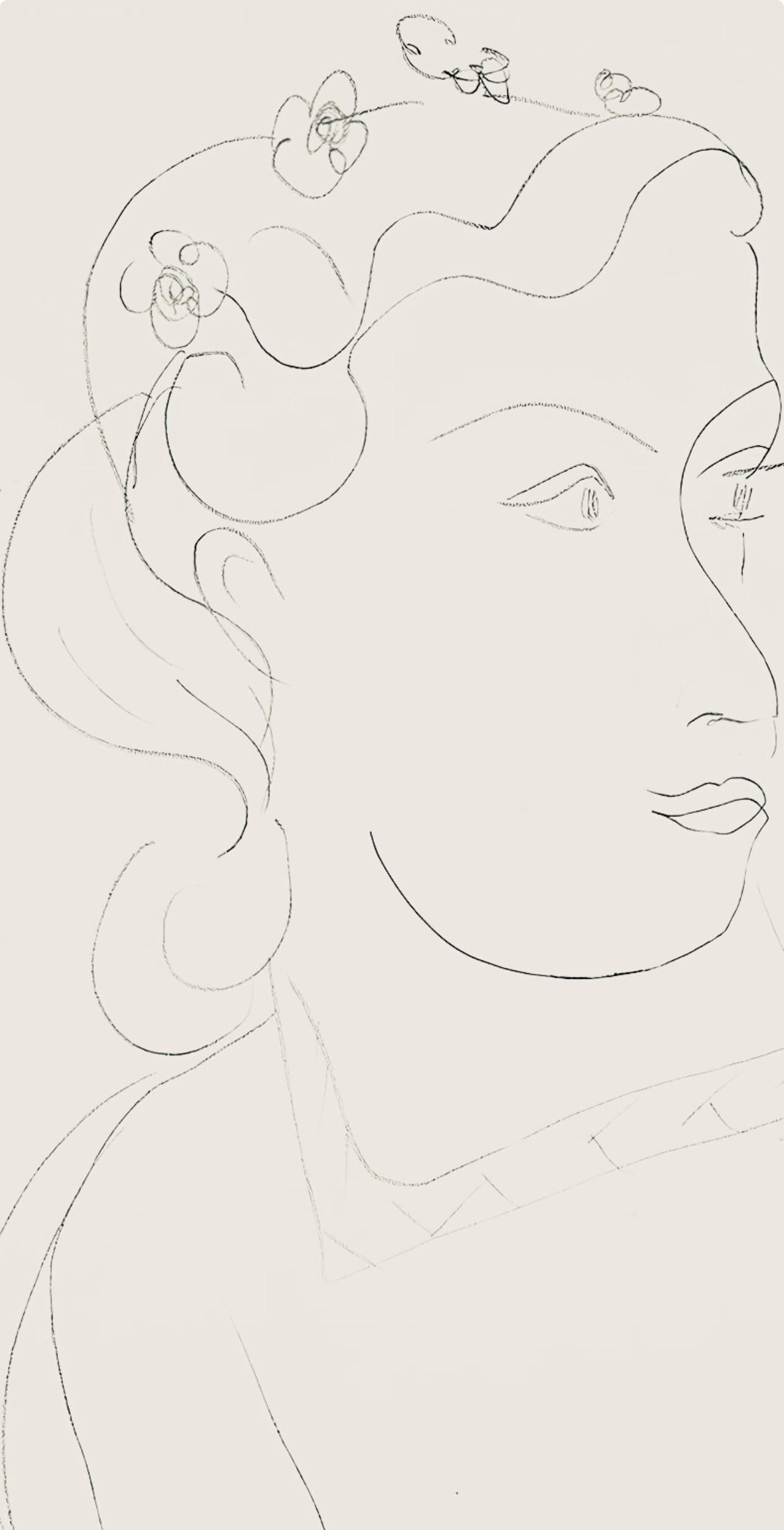 Henri Matisse, Série O, var. 10 (Duthuit 9), Henri Matisse, Dessins, Thèmes et variations, Limited Edition Lithograph