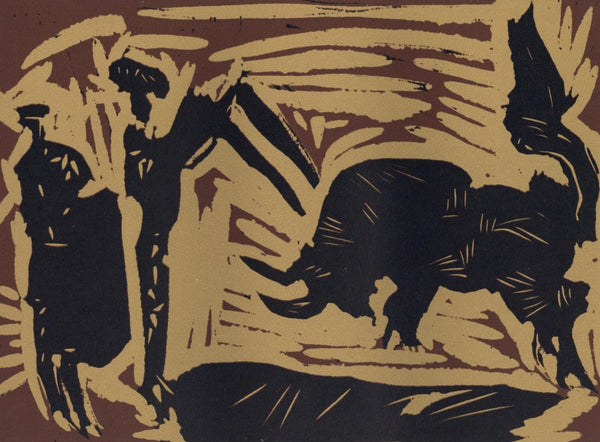 Pablo Picasso, The Banderillas (Orozco 214), Grabados al linóleo, Limited Edition Linocut