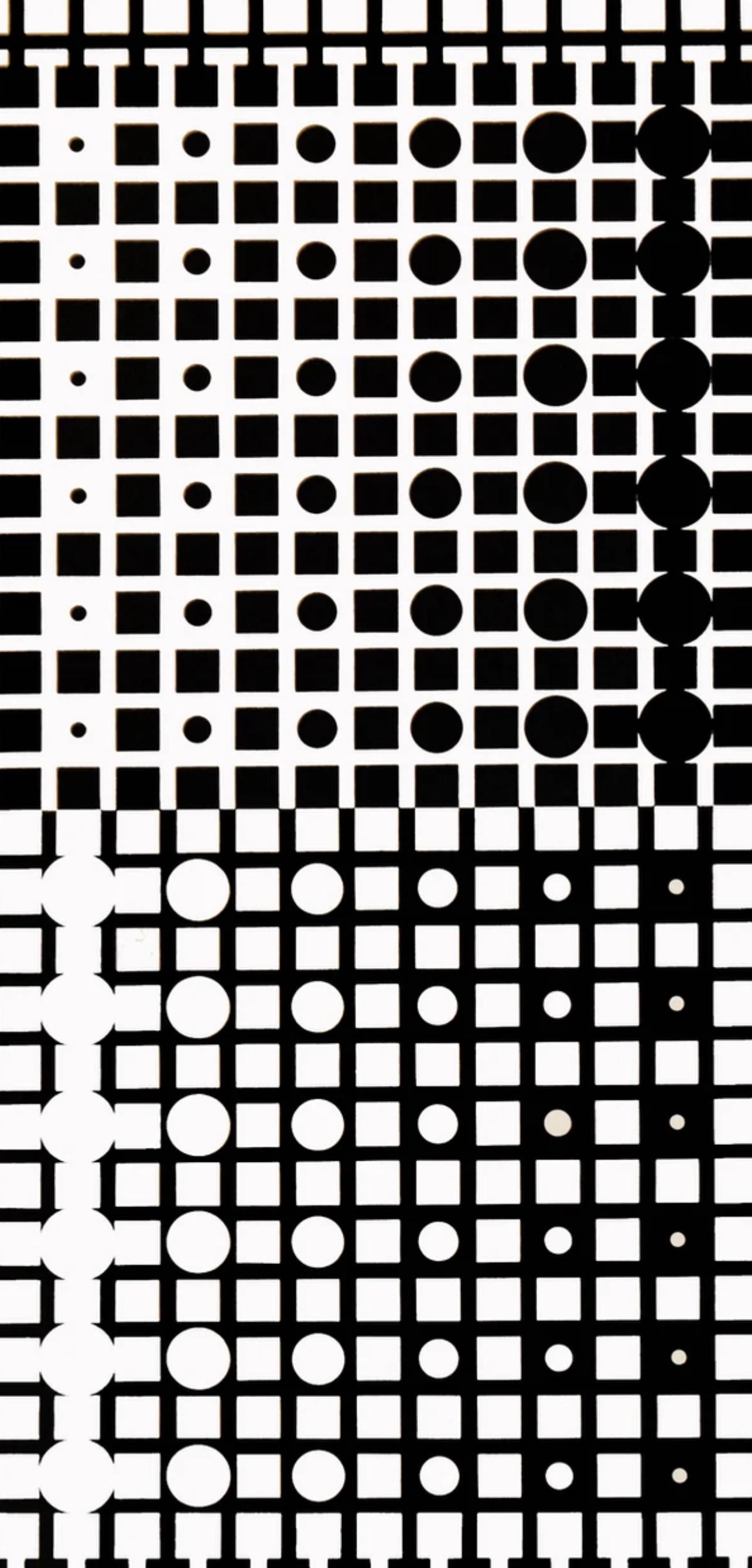 Victor Vasarely, Composition, Corpusculaires, Limited Edition Héliogravure