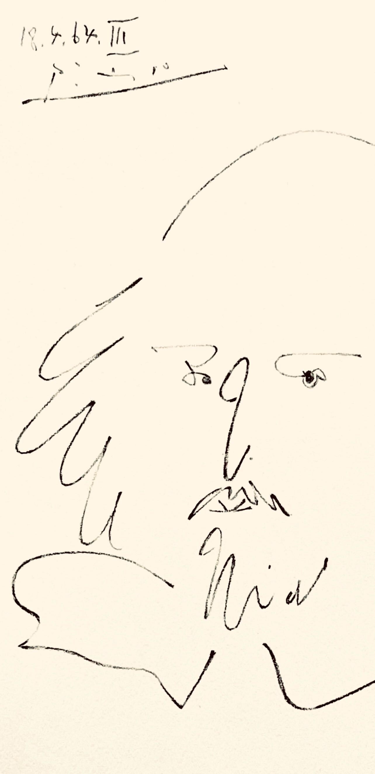 Pablo Picasso, Shakespeare XII (Bloch 1197), Picasso-Aragon Shakespeare, Limited Edition Lithograph