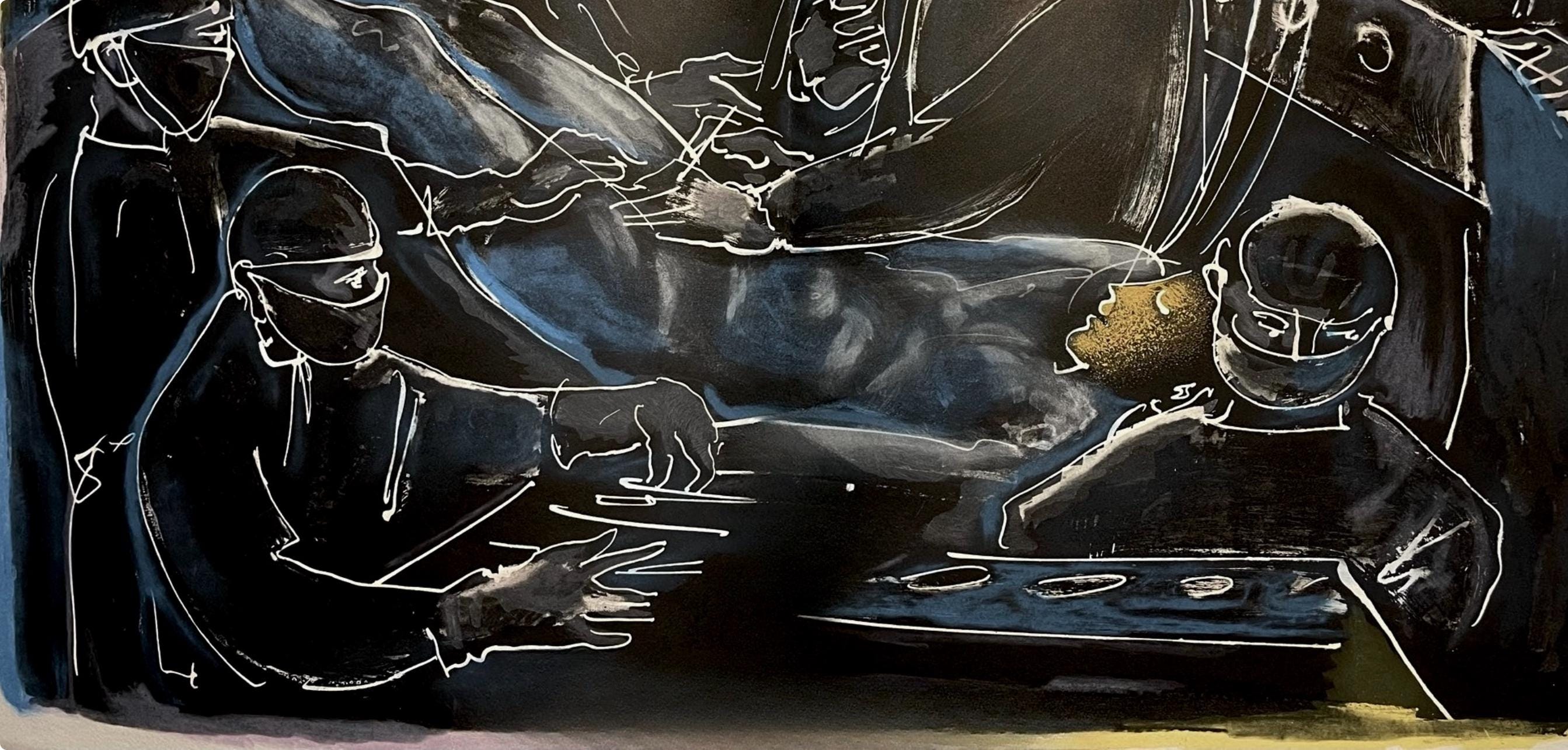 Hans Erni, Composition, Réflexions Simples Sur Le Corps, Limited Edition Lithograph