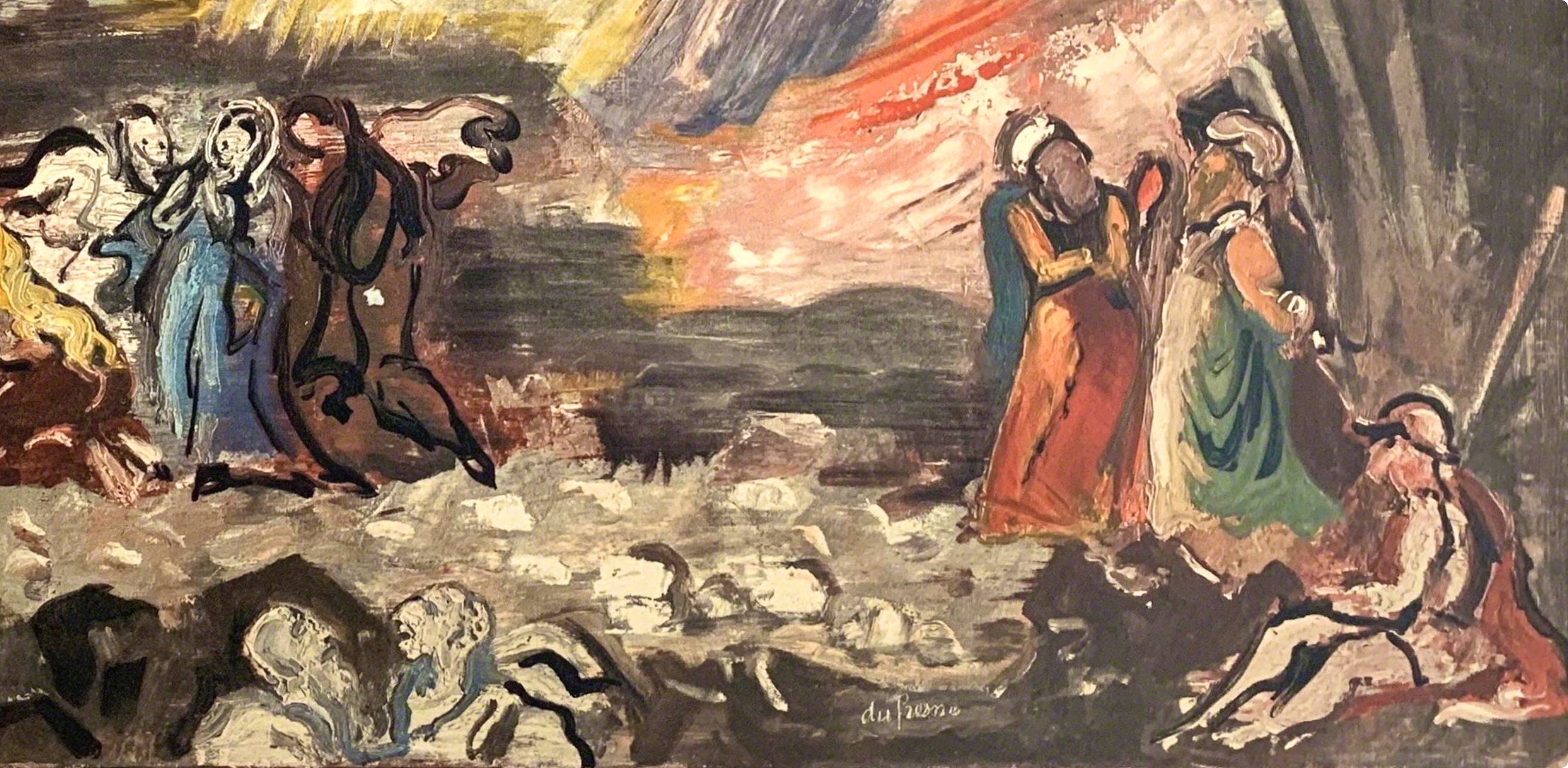 Charles Dufresne, Descente de Croix, Dufresne, Collection Pierre Lévy, Limited Edition Lithograph