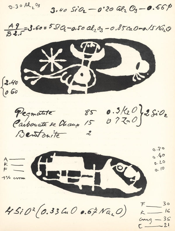 Joan Miró, Composition (Cramer 34), Derrière le miroir, Limited Edition Lithograph