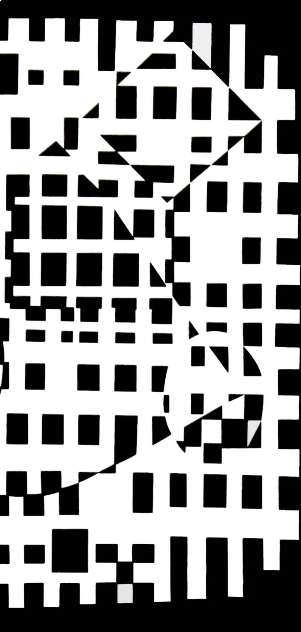 Victor Vasarely, Composition, Croisées, Limited Edition Héliogravure
