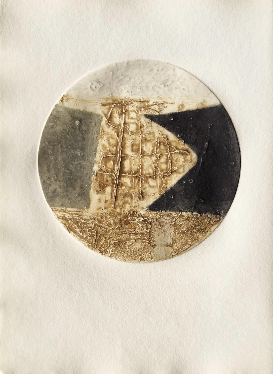 James Coignard, Composition, L'amour du plus lointain, Limited Edition Engraving
