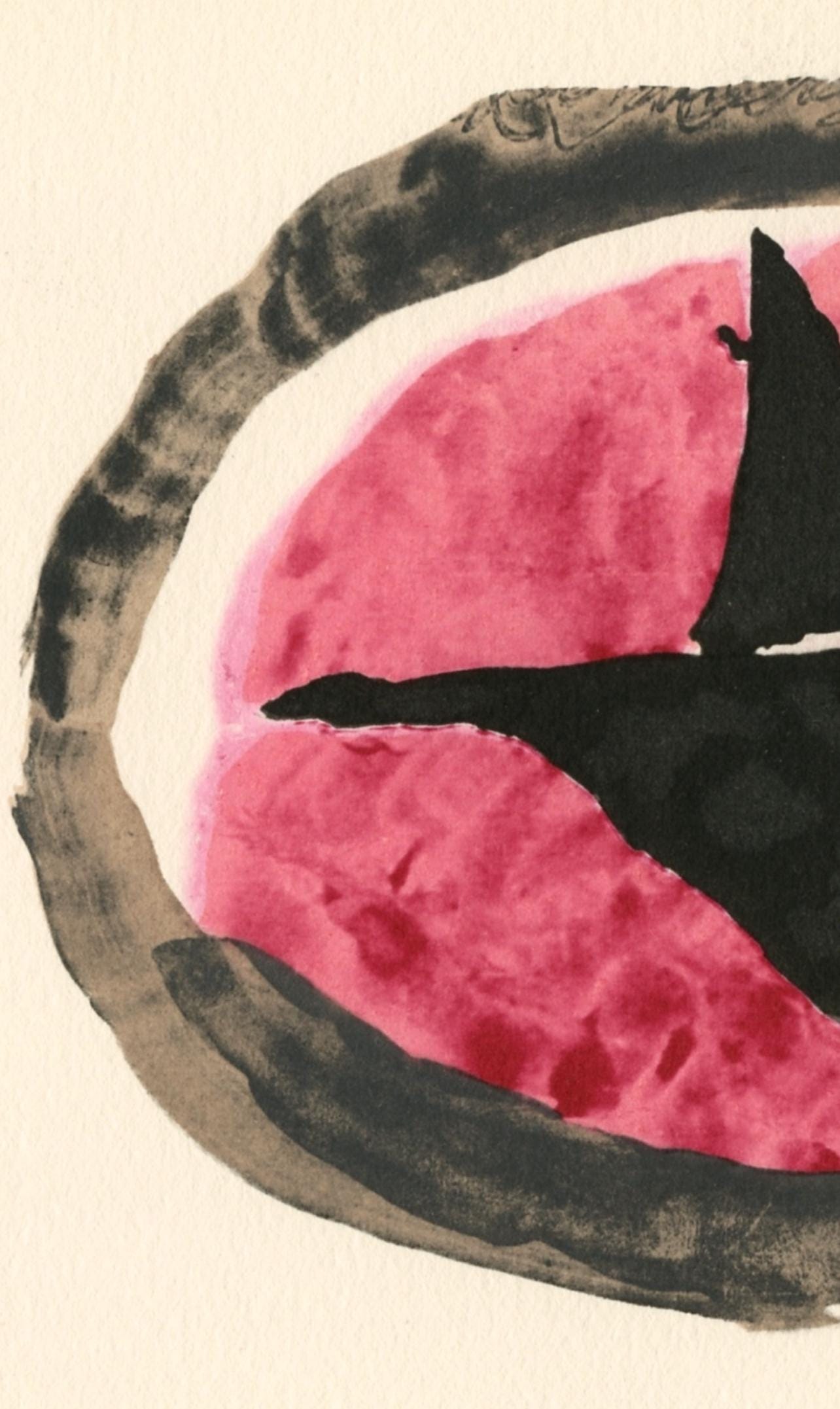 Georges Braque, Oiseau au couchant, Georges Braque le solitaire, XXe siècle, Limited Edition Lithograph
