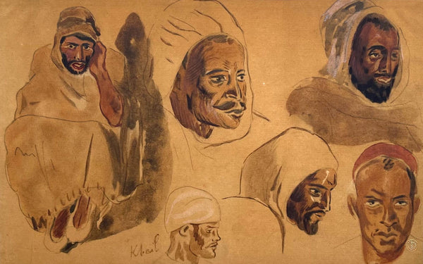 Eugène Delacroix, Composition, Trente et un Dessins et Aquarelles du Maroc, Limited Edition Lithograph