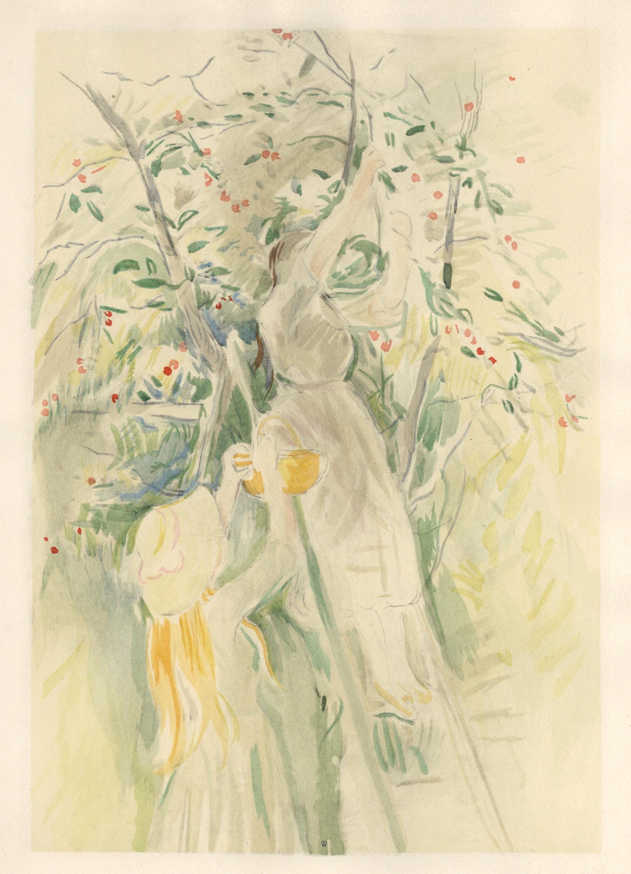 Berthe Morisot, Le Cerisier, Berthe Morisot Seize Aquarelles, Limited Edition Lithograph