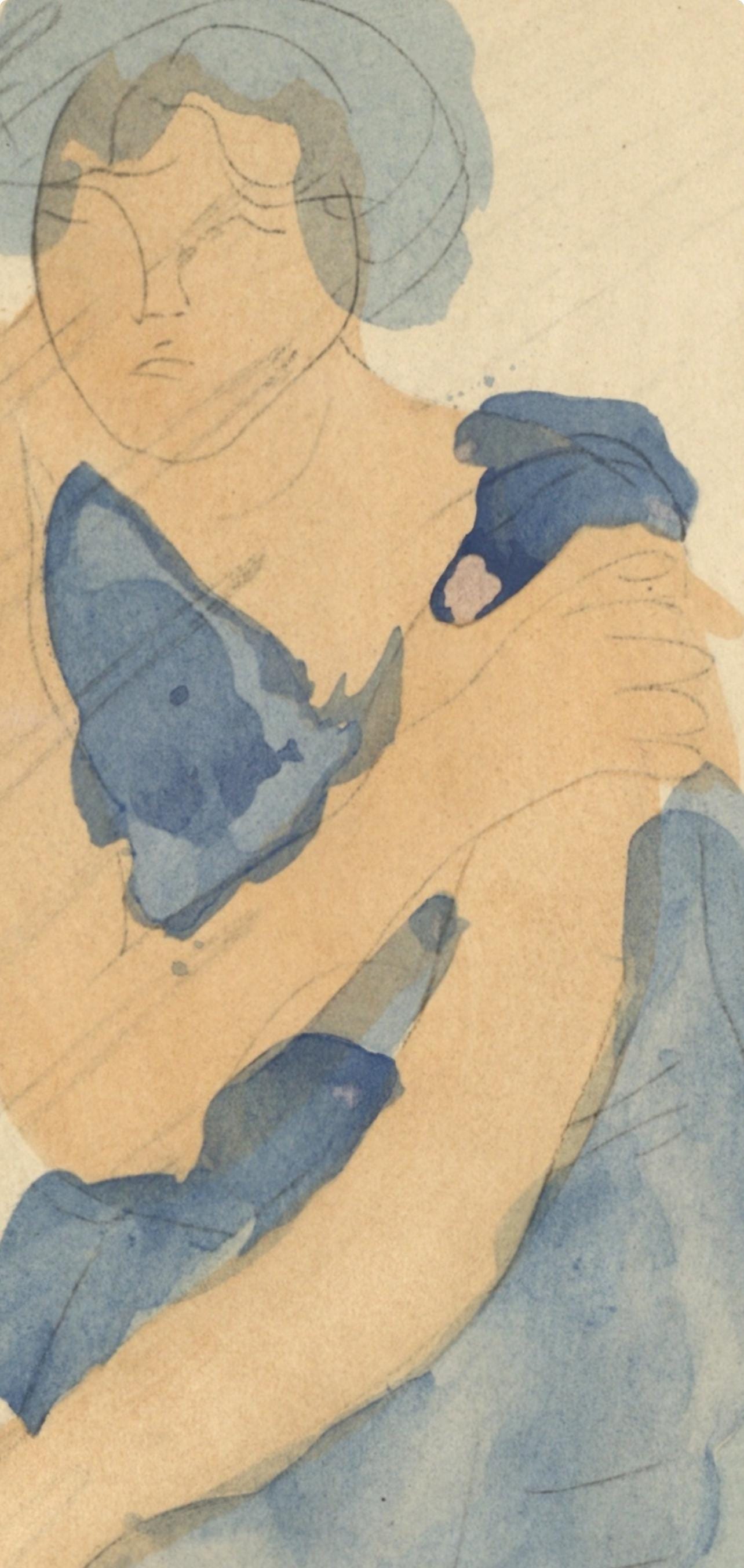 Auguste Rodin, Composition, La Varende, Rodin, Limited Edition Lithograph