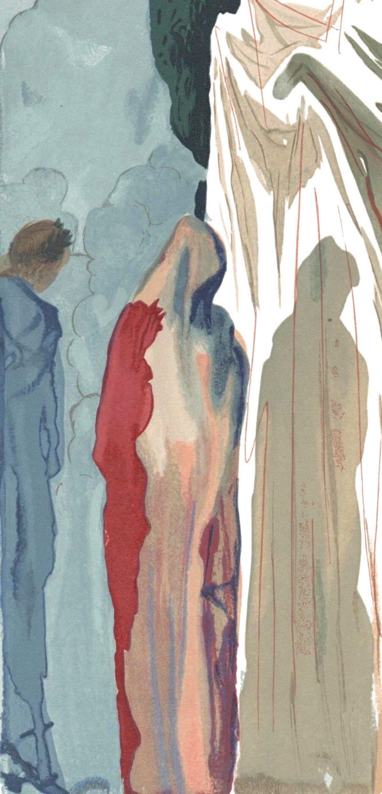 Salvador Dali, Farinata (Michler/Löpsinger 1039-1138; Field 189-200), La Divine Comédie, Limited Edition Woodcut