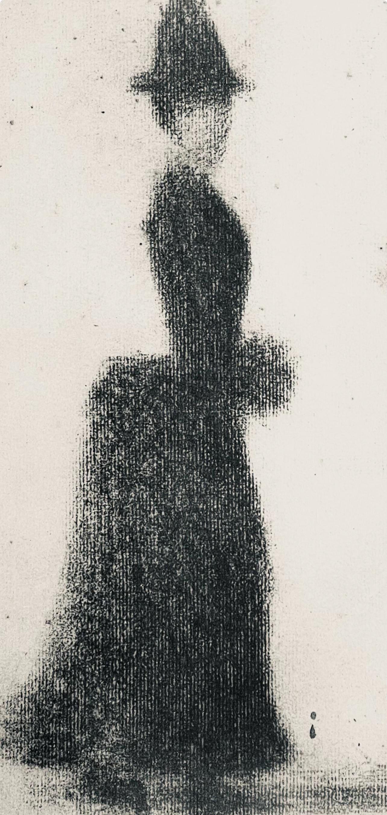 Georges Seurat, Femme au manchon, Seurat, Limited Edition Lithograph
