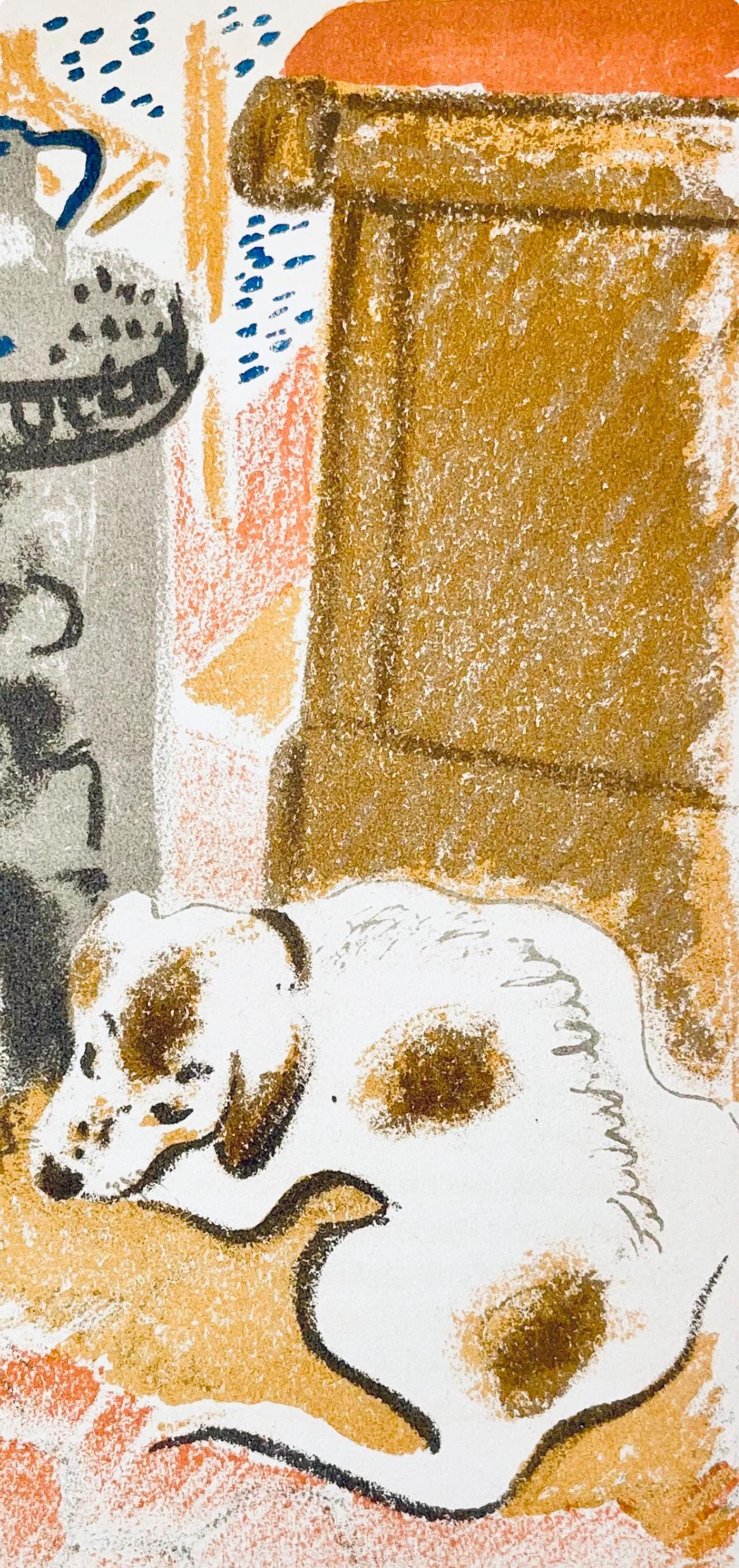 Maurice Mourlot, Composition, de Goupil a Margot, Histoires De Bêtes, Limited Edition Lithograph