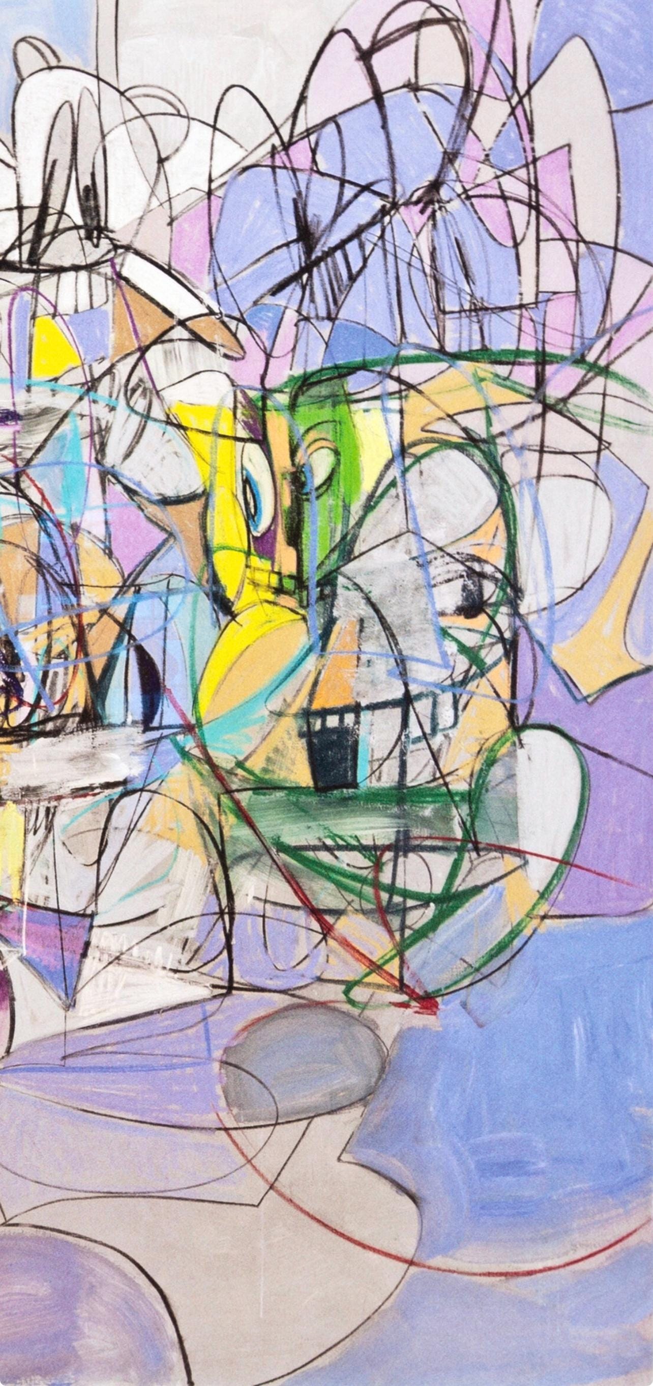 George Condo, Full Sweep, Drawing Paintings, Limited Edition Four Color Process Print