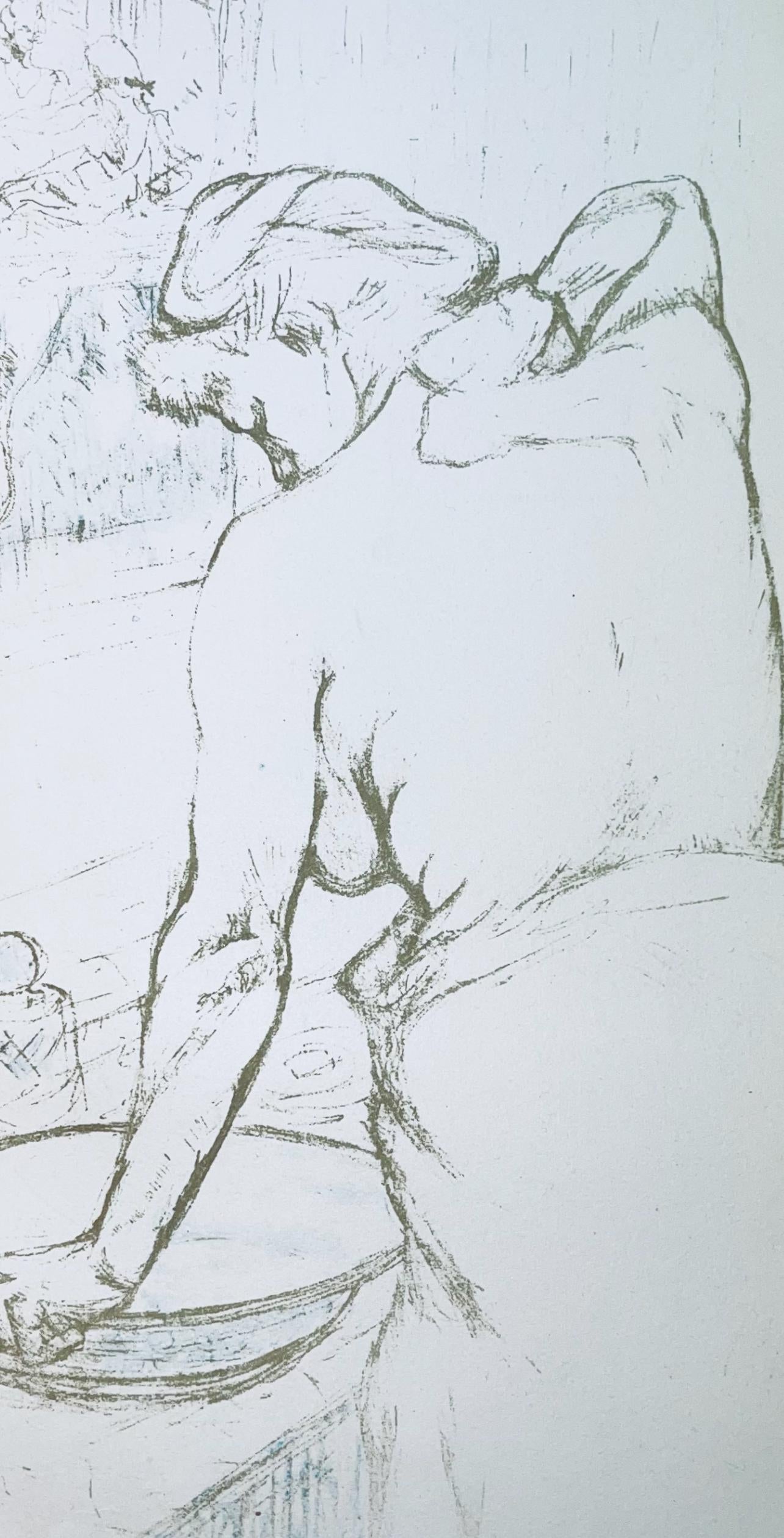 Henri de Toulouse-Lautrec, Composition, Images de Lautrec, 21 Planches en Couleurs, Collezione dell'Obelisco, Limited Edition Lithograph