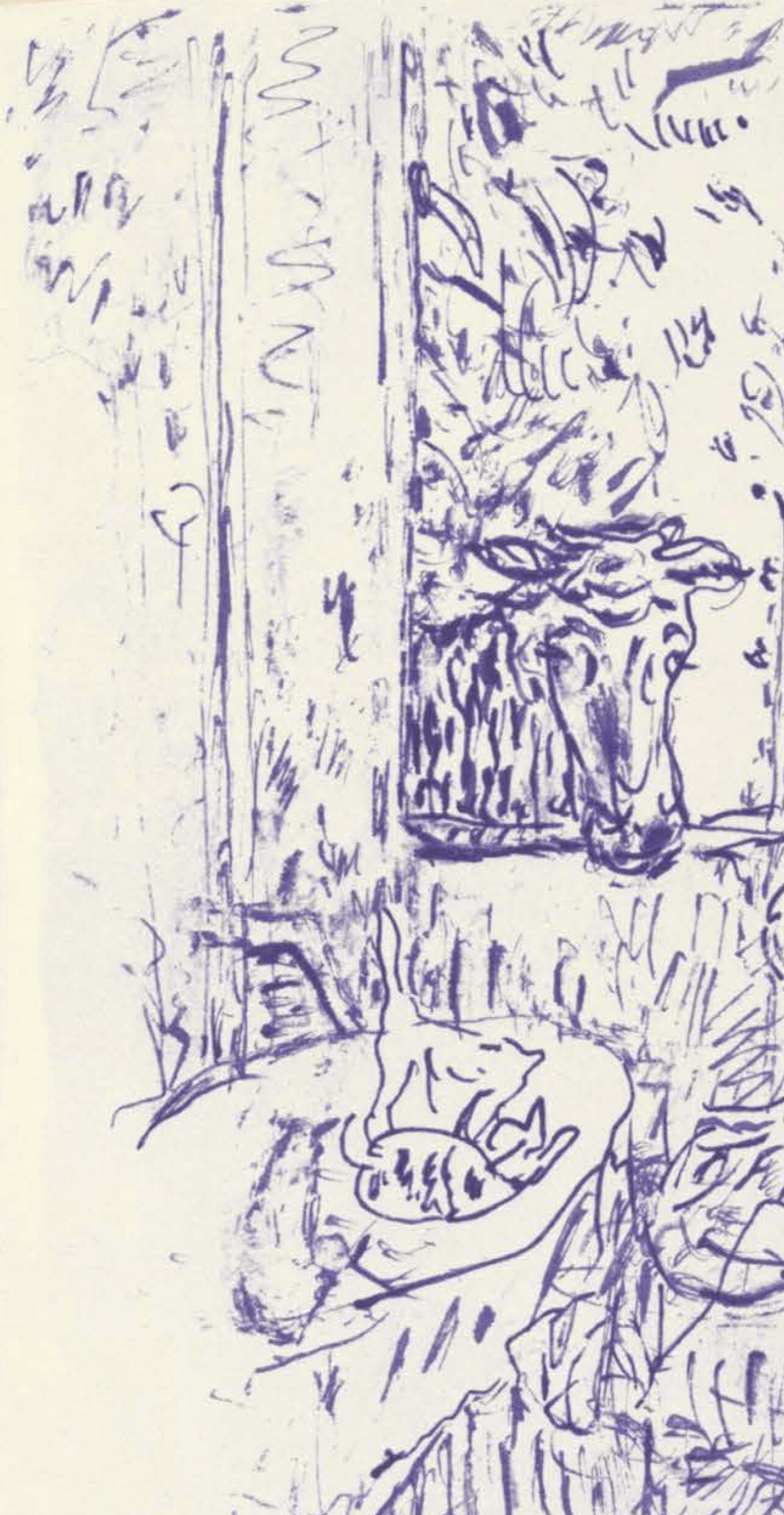 Pierre Bonnard, Composition (Terrasse 54), Pierre Bonnard Correspondences, Limited Edition Lithograph