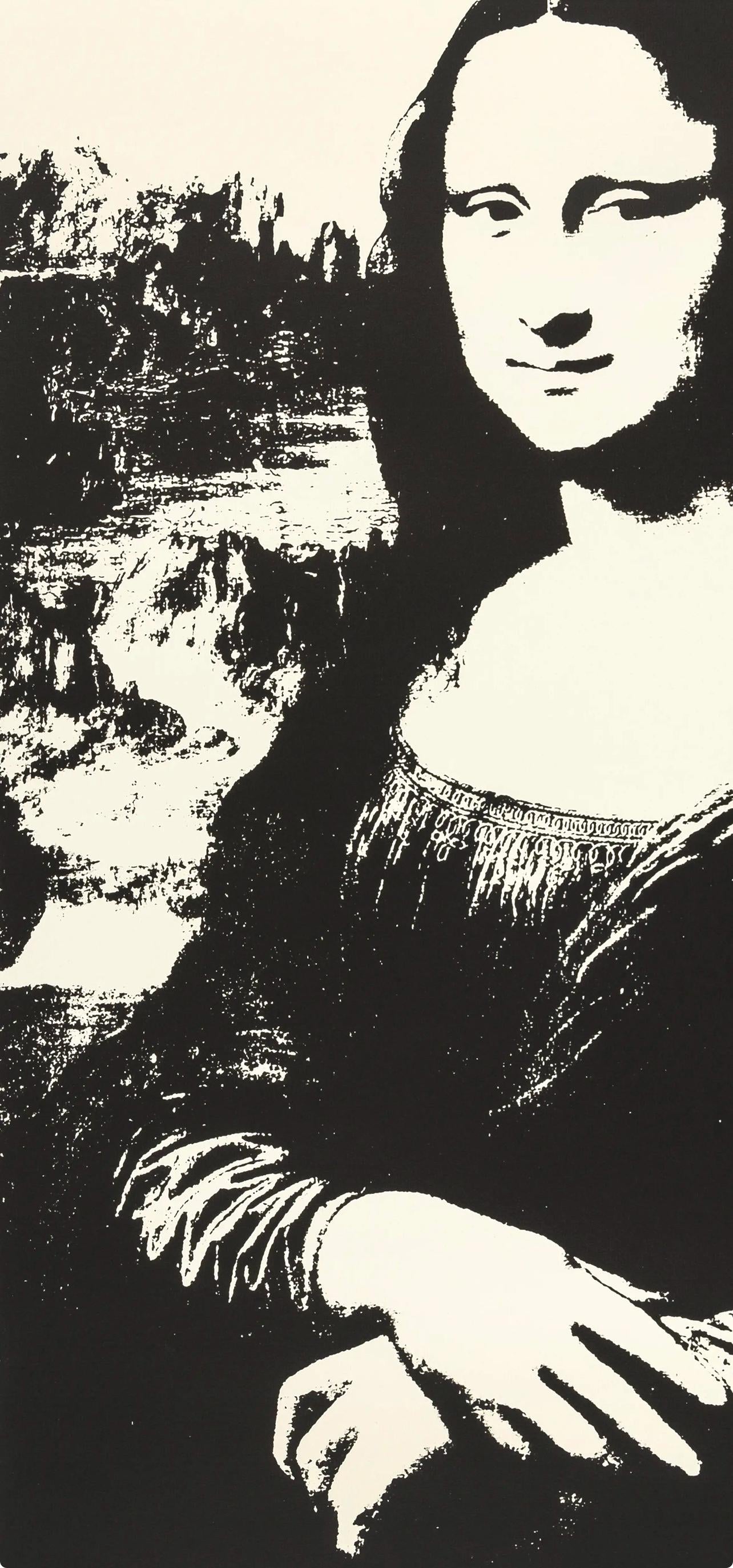 Andy Warhol, Mona Lisa (after Leonardo da Vinci), Official Limited Edition, Sunday B. Morning, Silkscreen