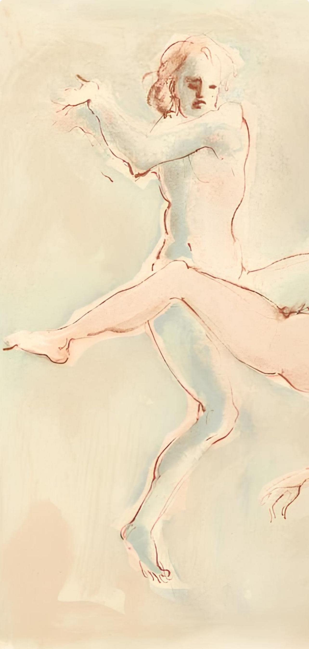 Léonor Fini, Composition, Parallèlement, Limited Edition Lithograph