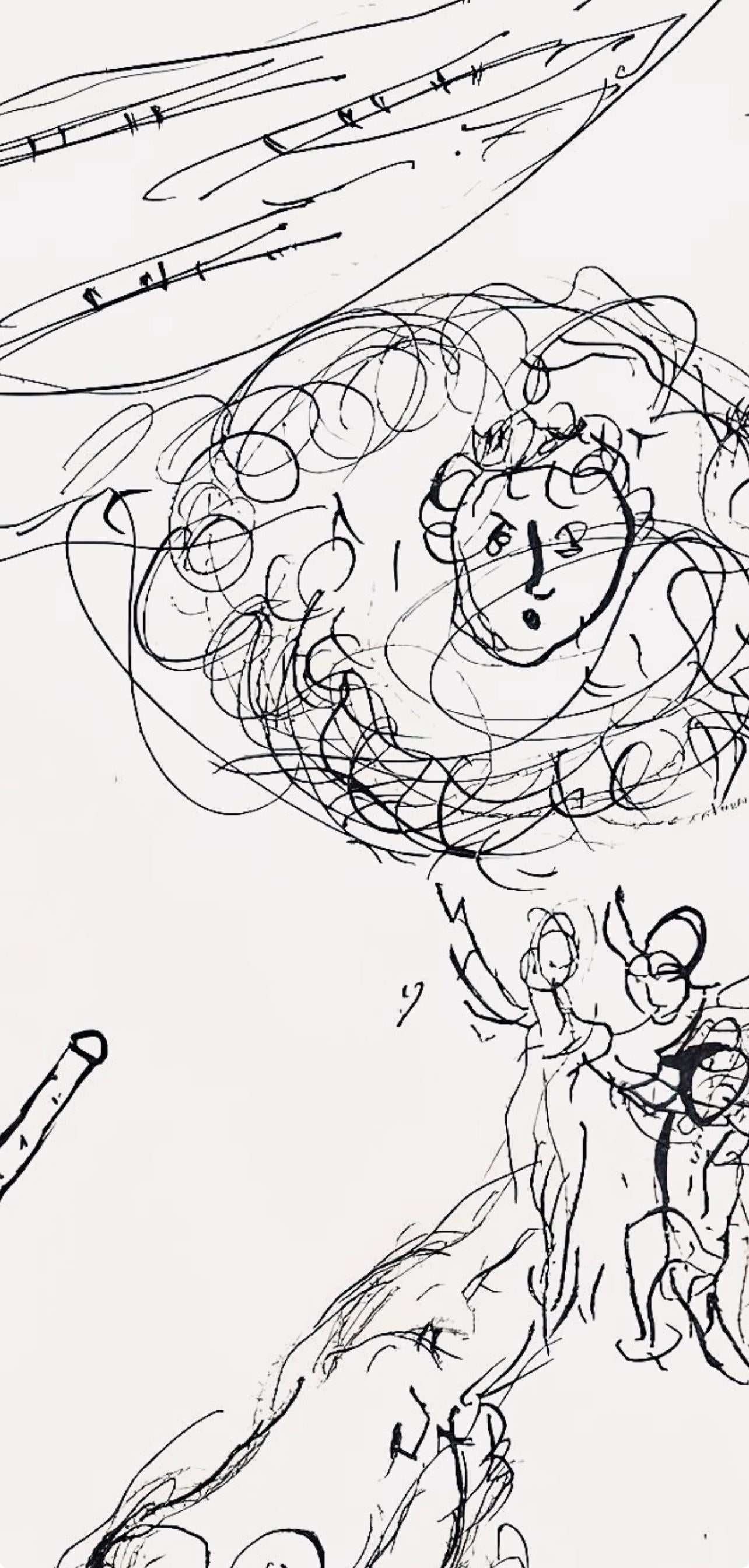 Marc Chagall, Composition (Cramer 61), Le Plafond de l'Opéra de Paris, Limited Edition Lithograph