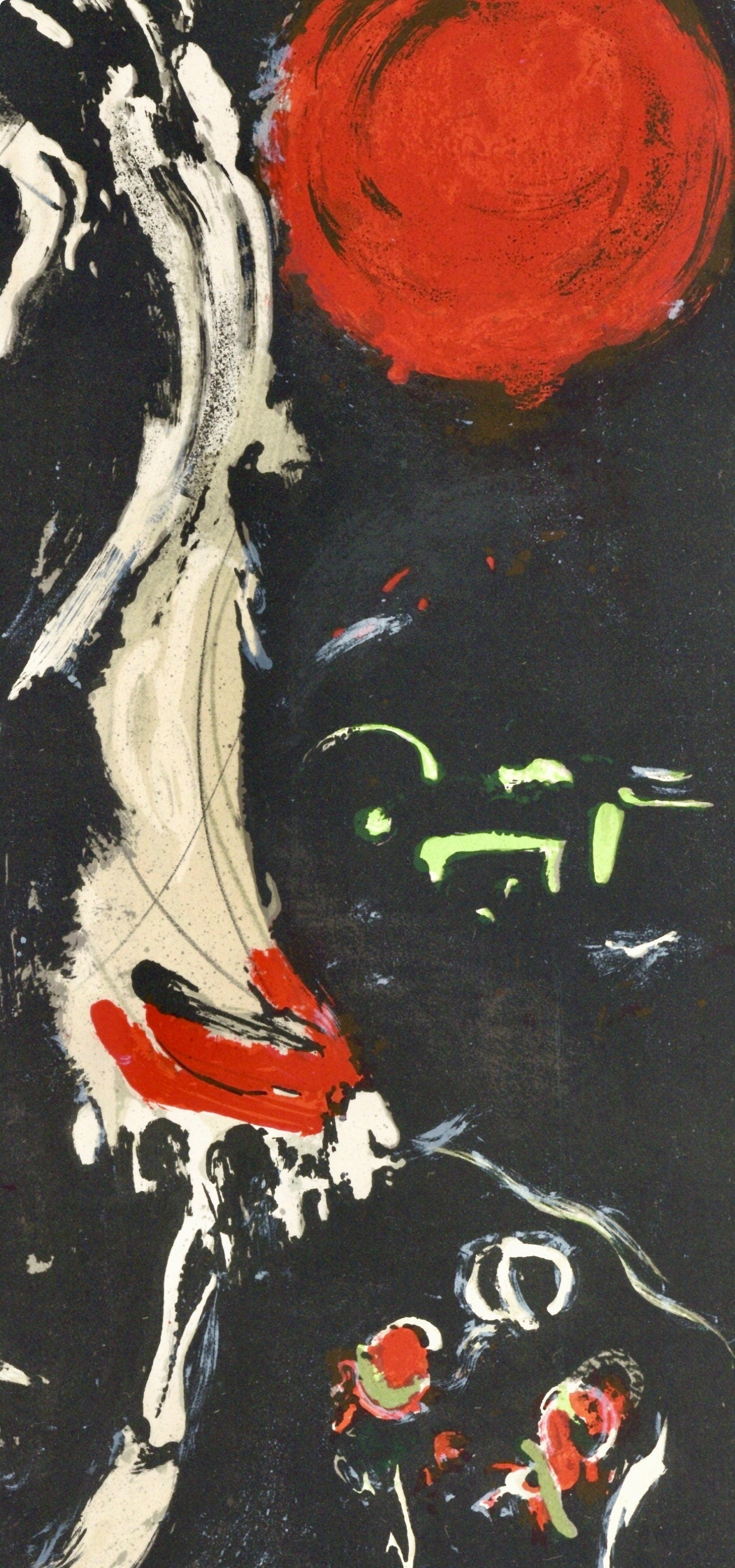 Marc Chagall, Isaiah (Mourlot 117-46; Cramer 25), Drawings from the Bible by Marc Chagall, Verve: Revue, Limited Edition Lithograph