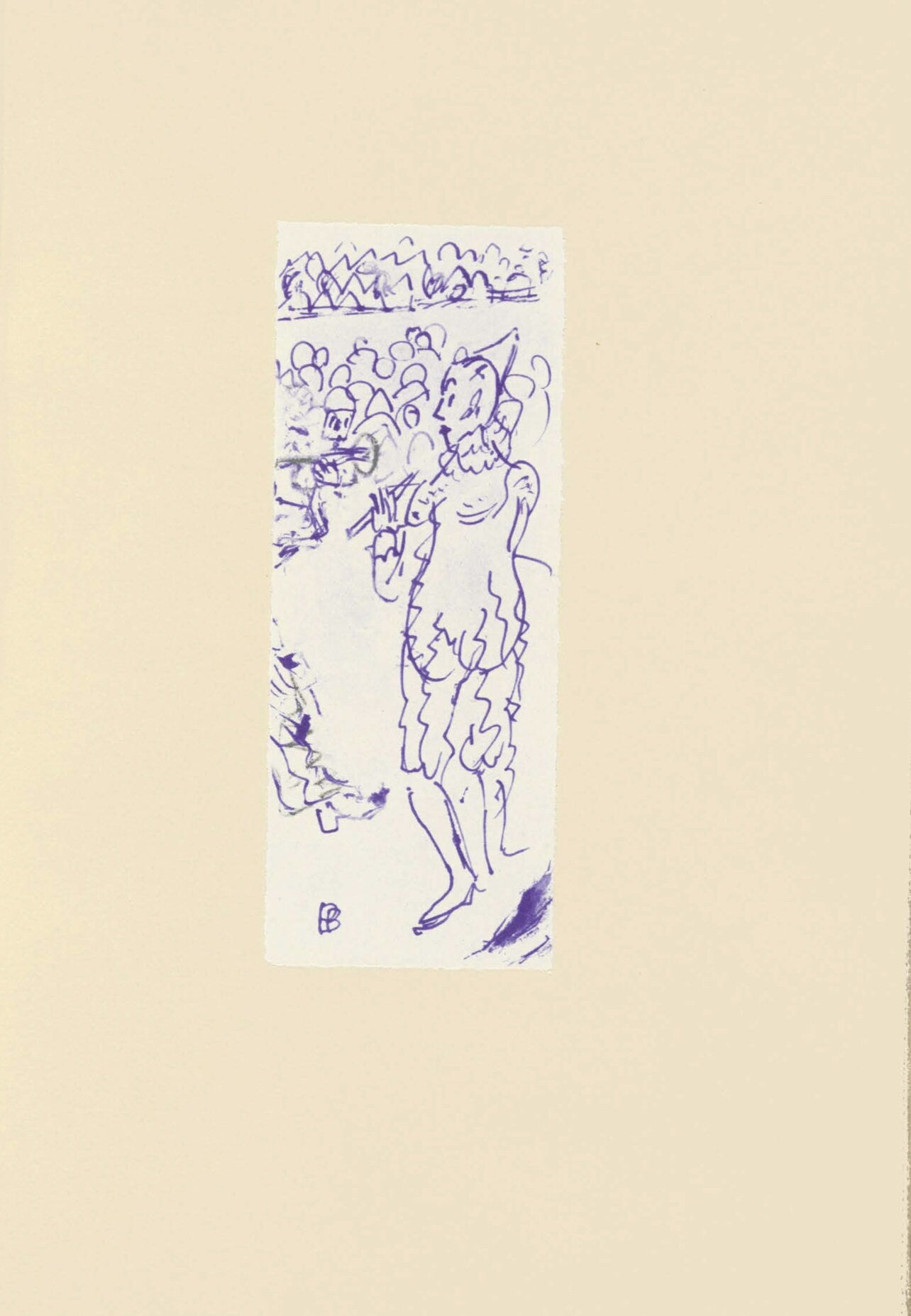 Pierre Bonnard, Composition (Terrasse 54), Pierre Bonnard Correspondences, Limited Edition Lithograph